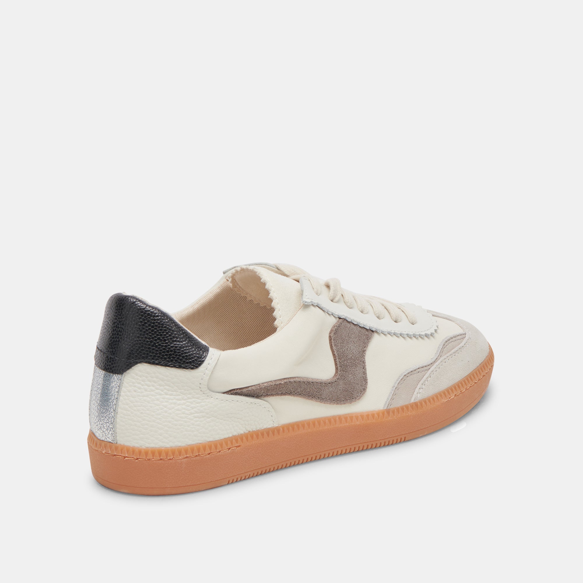NOTICE WIDE SNEAKERS White Grey Leather - Comfortable Wide Fit Shoes for Men & Women | Perfect for Walking, Running & Casual Wear
