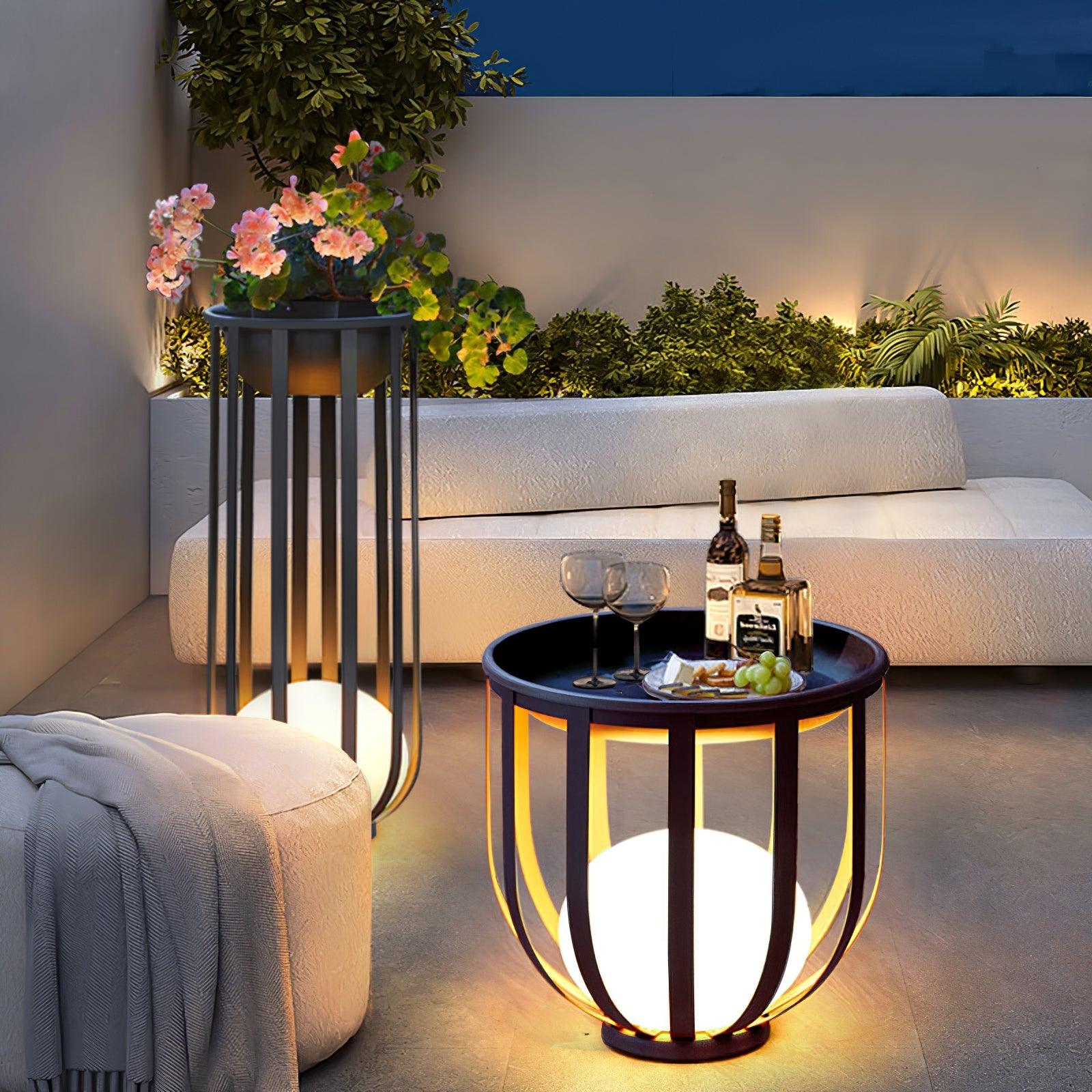 Solar Powered Outdoor Garden Lights - Waterproof LED Landscape Lighting for Patio, Yard, Pathway - Energy Efficient Solar Lights for Home Decor & Backyard Ambiance