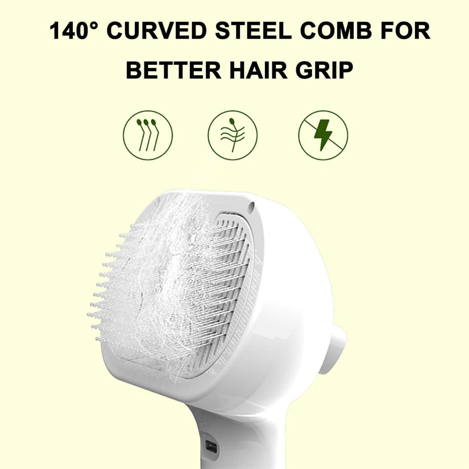Kivori Pet Grooming Brush - 2pcs Dog Cat Shedding Comb for Easy Hair Removal at Home