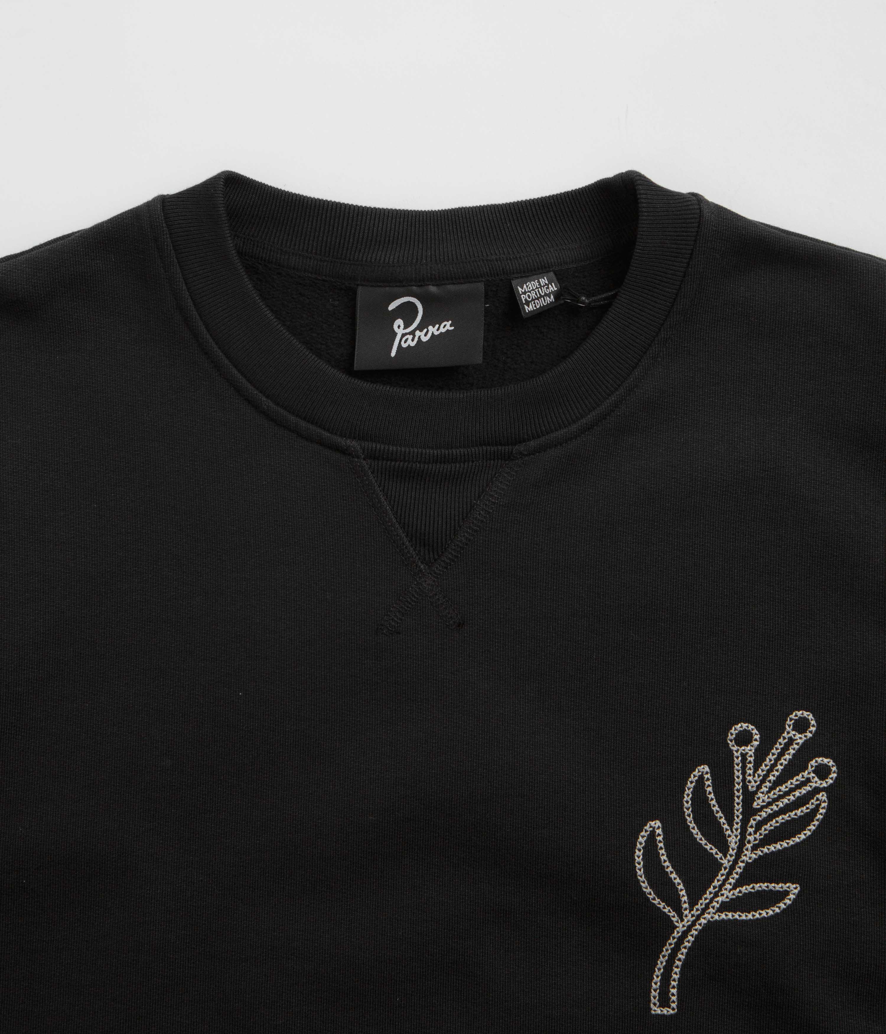 Parra Duck Attack Crewneck Sweatshirt - Black | Men's Graphic Pullover Hoodie | Streetwear Fashion for Casual Wear & Urban Style