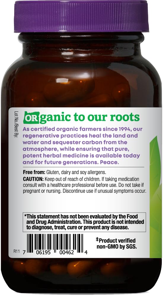 Oregon's Wild Harvest Organic Schisandra Berry Supplement - 90 Capsules for Energy, Stress Relief & Liver Support - Perfect for Daily Wellness & Detox
