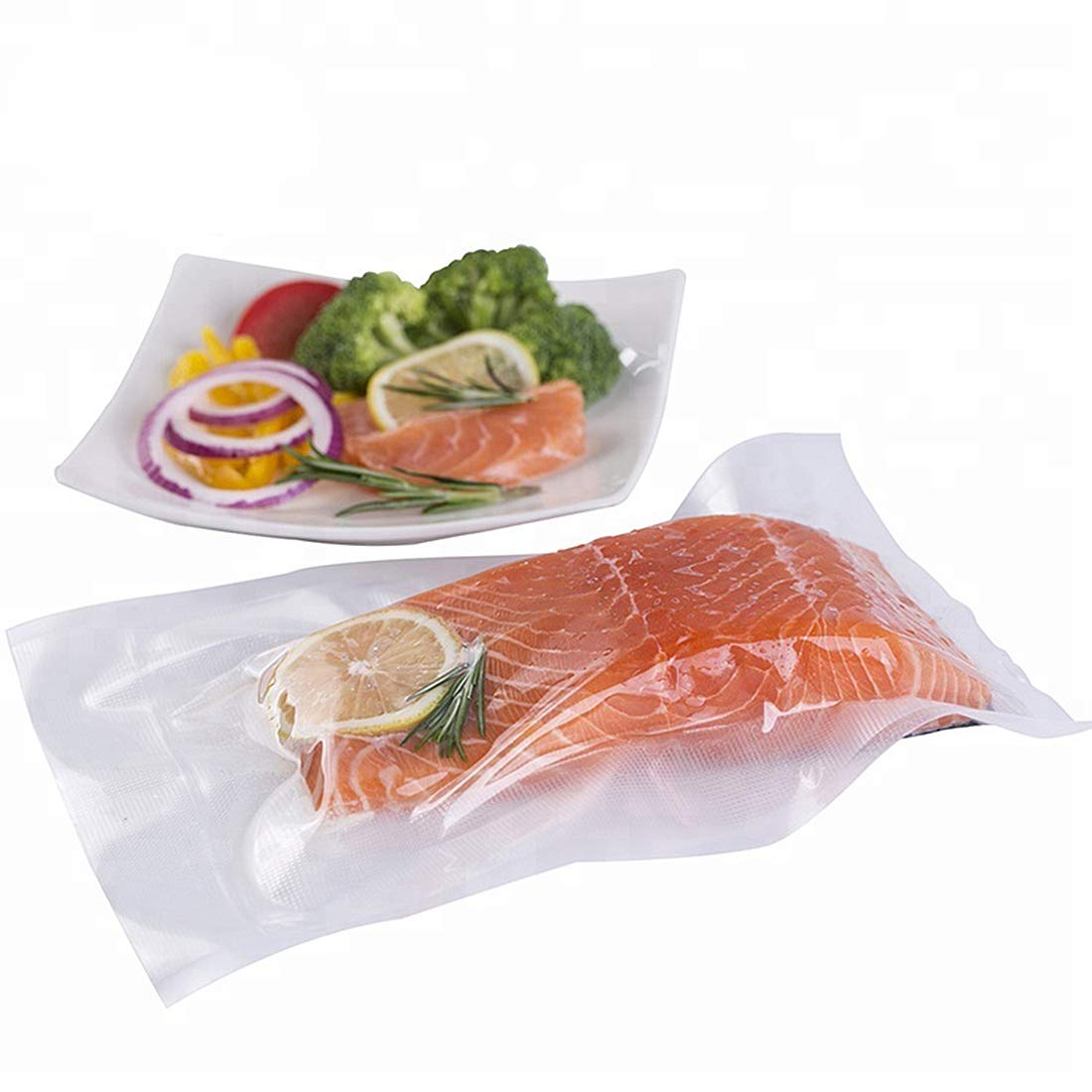 APQ 500 Pack Clear Laminated Vacuum Pouches 12x22 Inches - 3 Mil Poly-Nylon Food Storage Bags for Vacuum Sealing, Meal Prep & Long-Term Food Preservation | Ideal for Sous Vide, Freezing, Commercial Kitchens & Home Use
