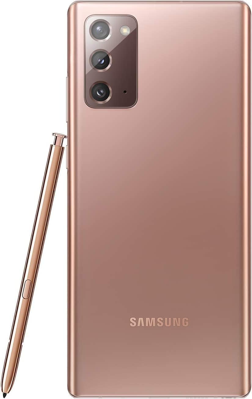 Samsung Galaxy Note 20 5G N981U 128GB Unlocked Android Smartphone - Premium Renewed Phone for Mobile Gaming, Streaming & Productivity | Long-Lasting Battery | T-Mobile Compatible | US Version | Perfect for Work, Travel & Entertainment