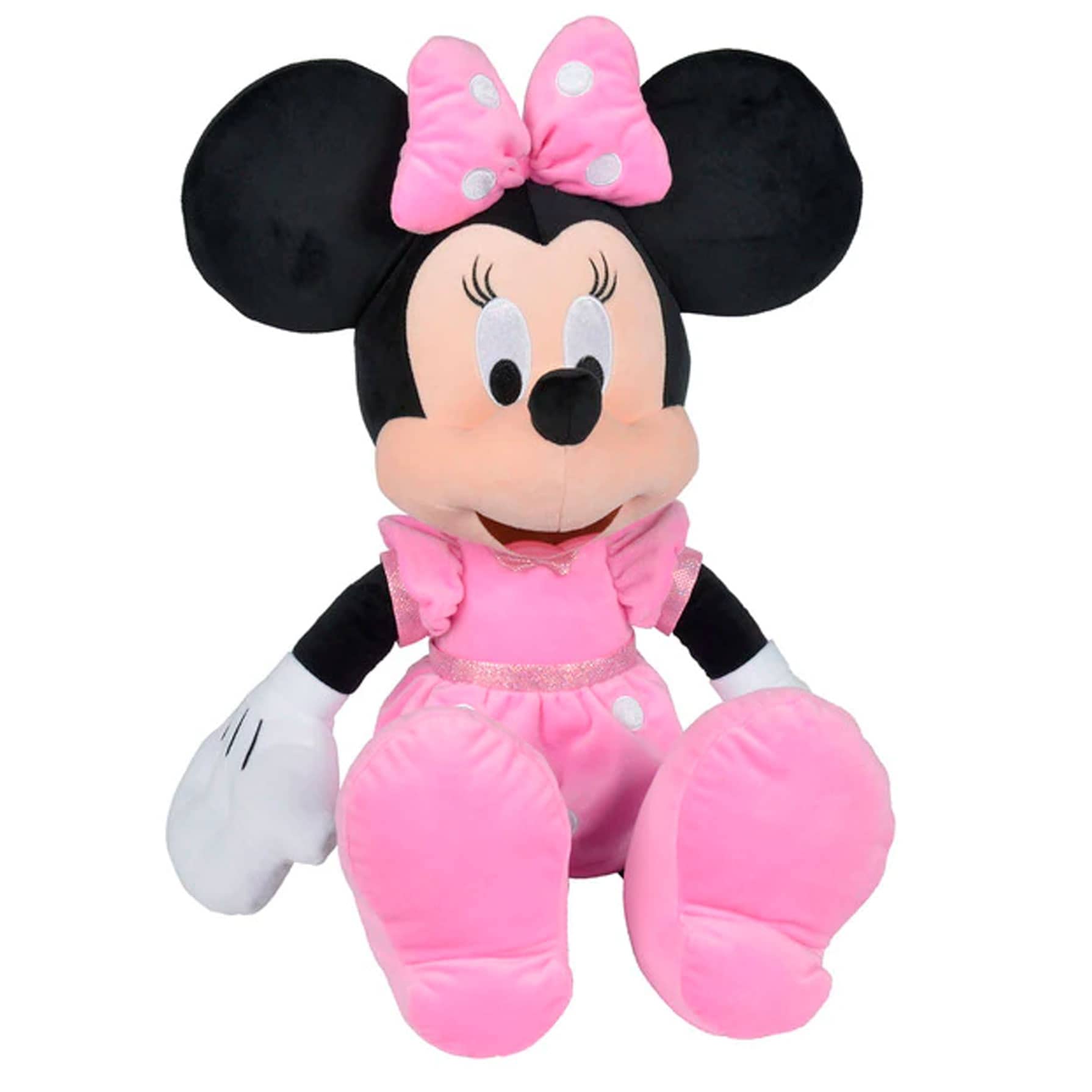 Disney Minnie Mouse Plush Stuffed Animal Toy - 24 Inches (61 cm) Soft & Cuddly for Kids, Collectors & Disney Fans - Perfect for Gifts, Bedroom Decor & Playtime