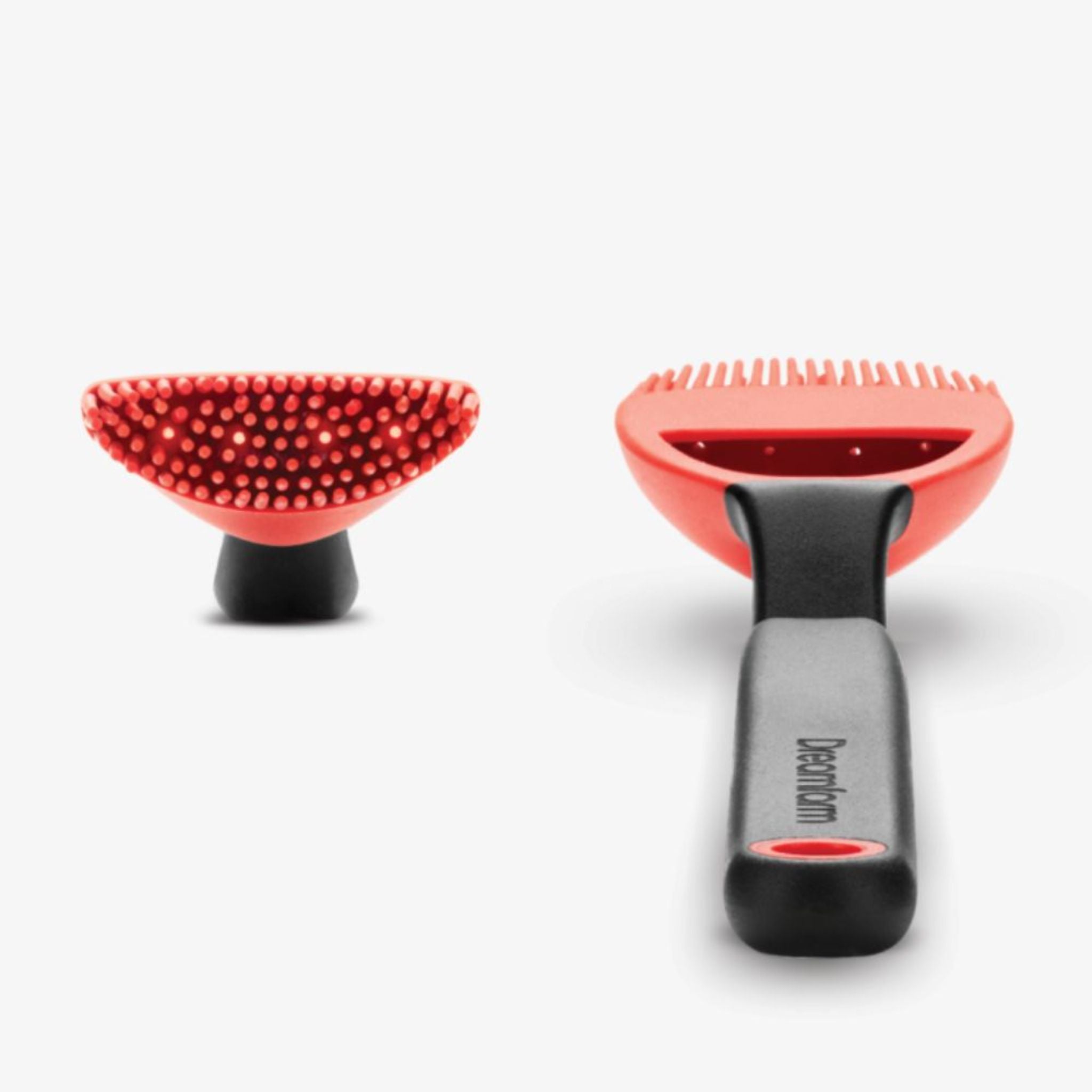 DreamFarm Nylon/Silicone Basting Brush - Red Brizzle (SH DFBR4120 RD) - Perfect for Grilling, Roasting & Baking - Kitchen Essential for BBQ, Pastry & Meat Glazing