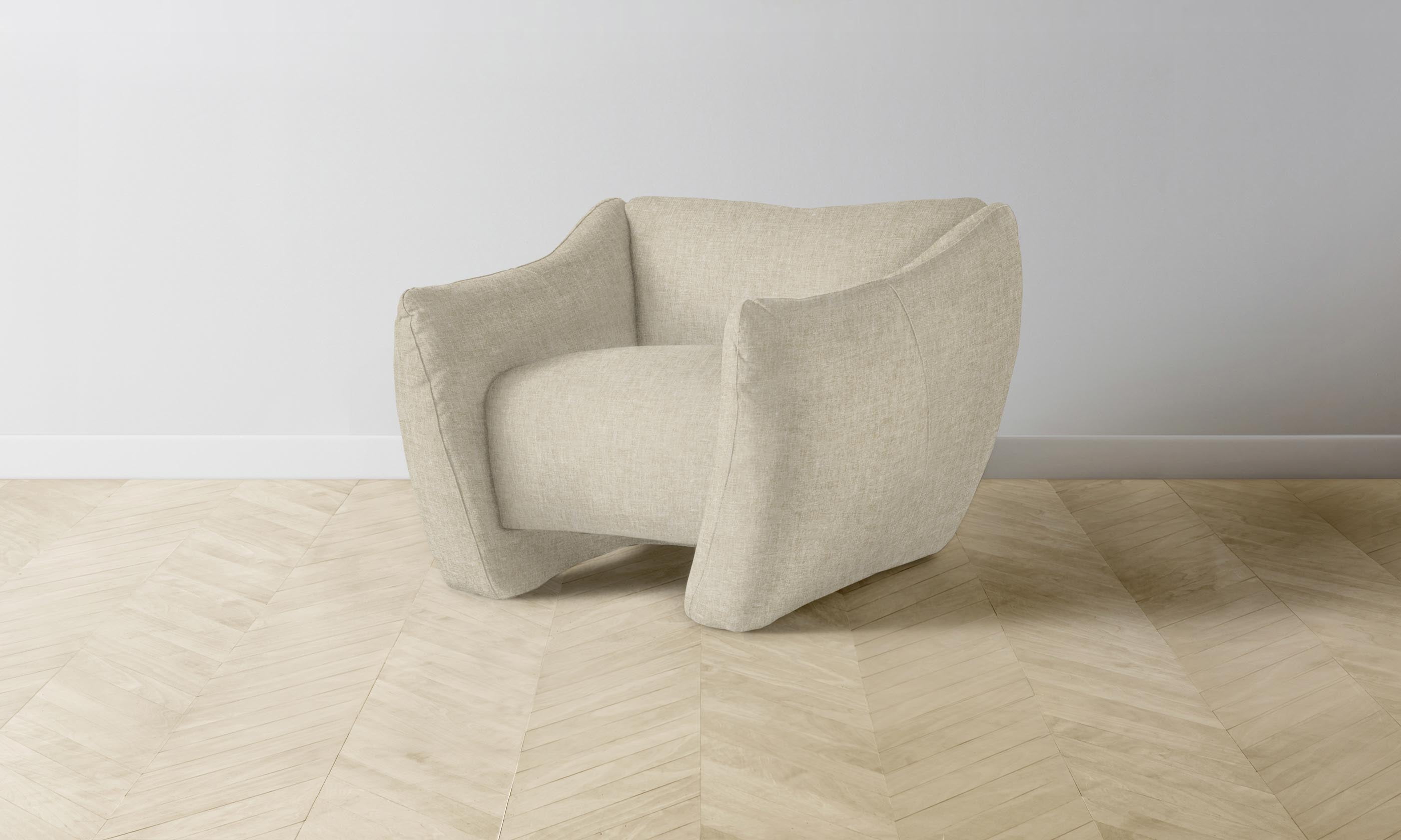 The Bond Chair - Heritage Belgian Linen Alder Wood Dining Chair | Elegant & Durable for Home, Restaurant & Office Use