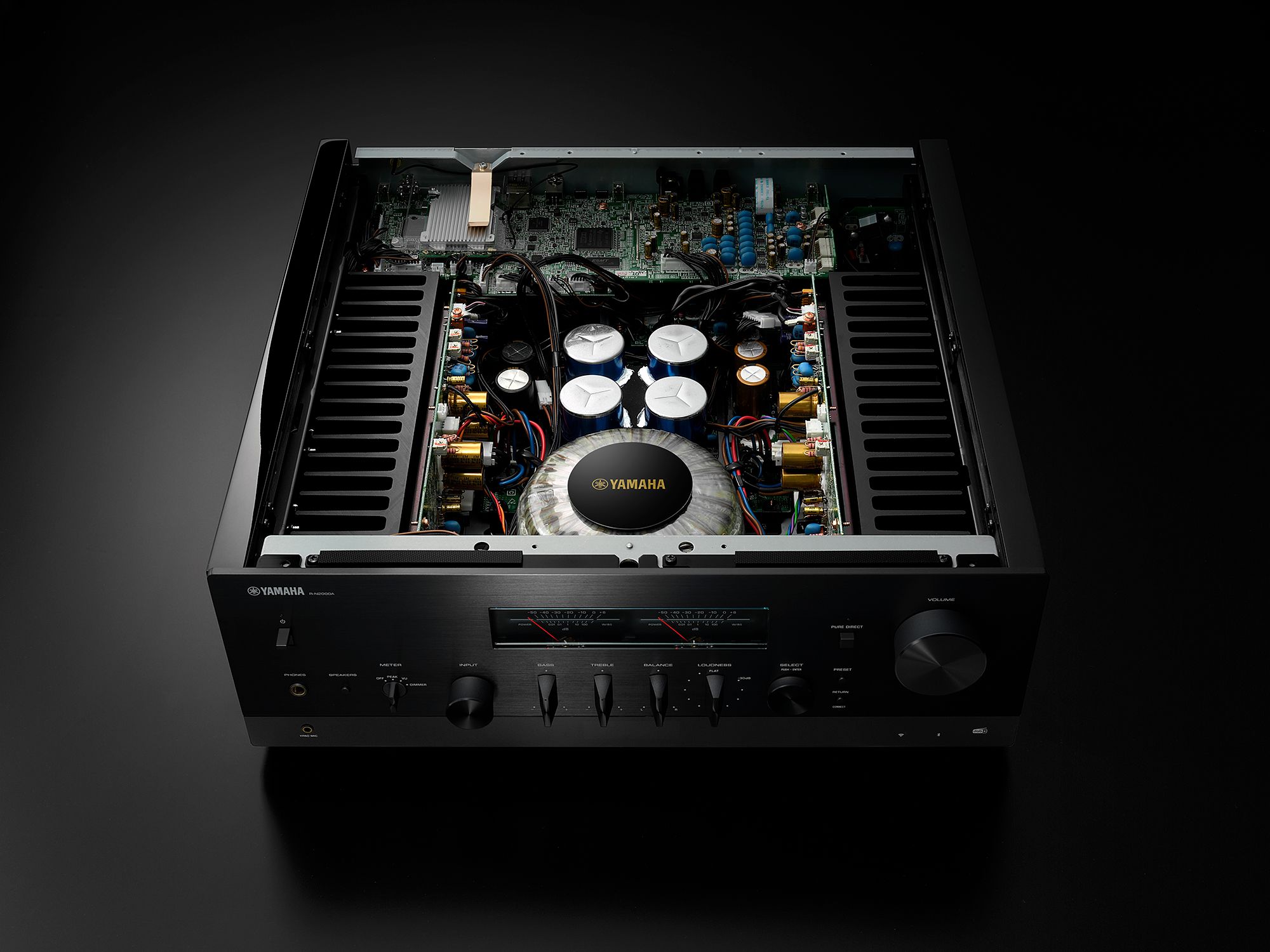 Yamaha R-N2000A Hi-Fi Stereo Network Receiver - Wireless Streaming, High-Resolution Audio, Home Theater & Music System for Audiophiles - Perfect for Living Room, Home Theater & Music Studio Setup