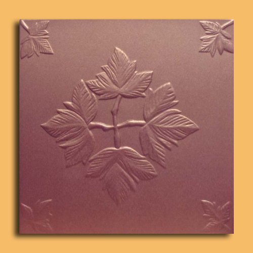 Grono Copper 20x20 Inch Acoustic Foam Ceiling Tiles - Soundproofing & Decorative Panels for Home Theater, Office, and Restaurant