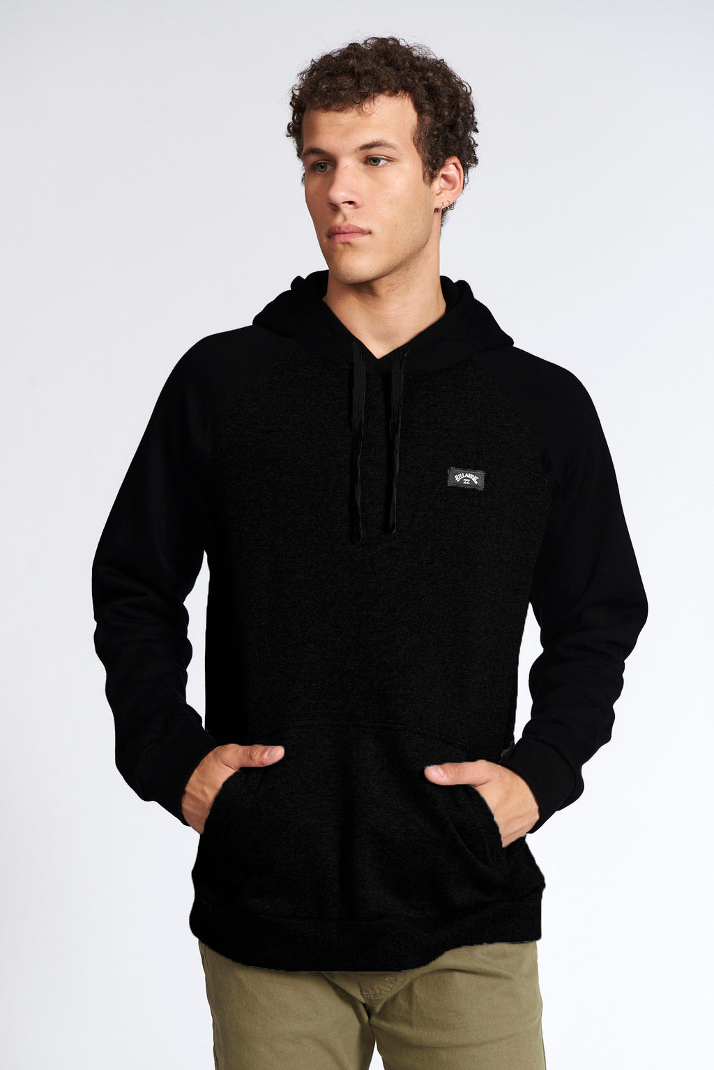 Billabong Core Ranglan Hoodie - Men's Pullover Fleece Hooded Sweatshirt for Casual Wear & Outdoor Activities