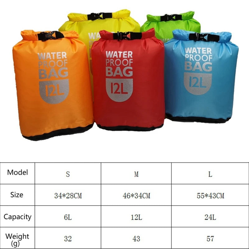 Waterproof Dry Bag for Swimming, Rafting, Kayaking, Boating & Outdoor Adventures - Floating Water-Resistant Dry Sack for Gear Protection (Ideal for Beach, River & Water Sports)