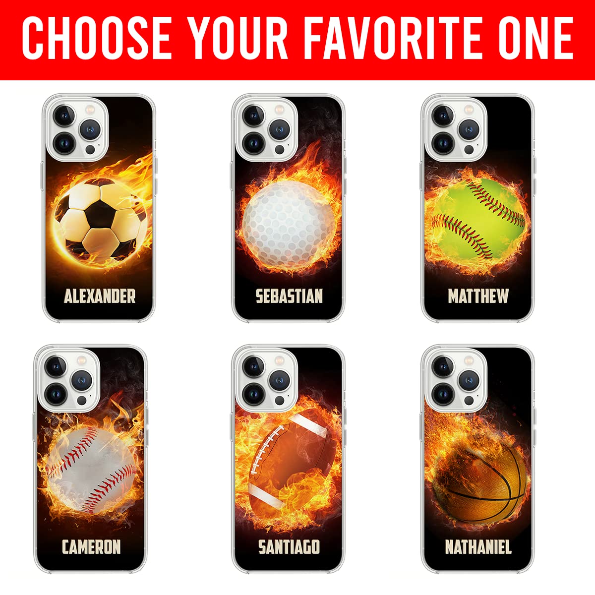 Custom Personalized Baseball Phone Case with Name - Sport Design Cover Compatible with iPhone 16/15/14/13/12/11/XR/X/XS/8/7 Plus/Mini/Pro/Max - Perfect Gift for Baseball Lovers, Men & Boys - Great for Games, Training & Daily Use