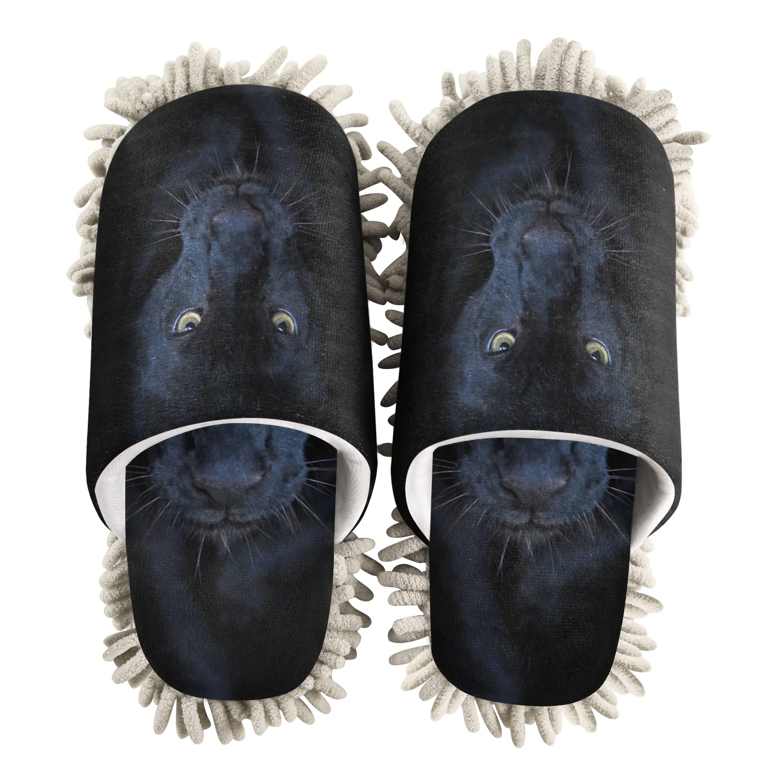 Unisex Mop Slippers for Cleaning - Soft House & Spa Dusting Shoes (Size M-L) | Perfect for Quick Floor Cleaning, Pet Hair Removal & Relaxing Home Spa Days