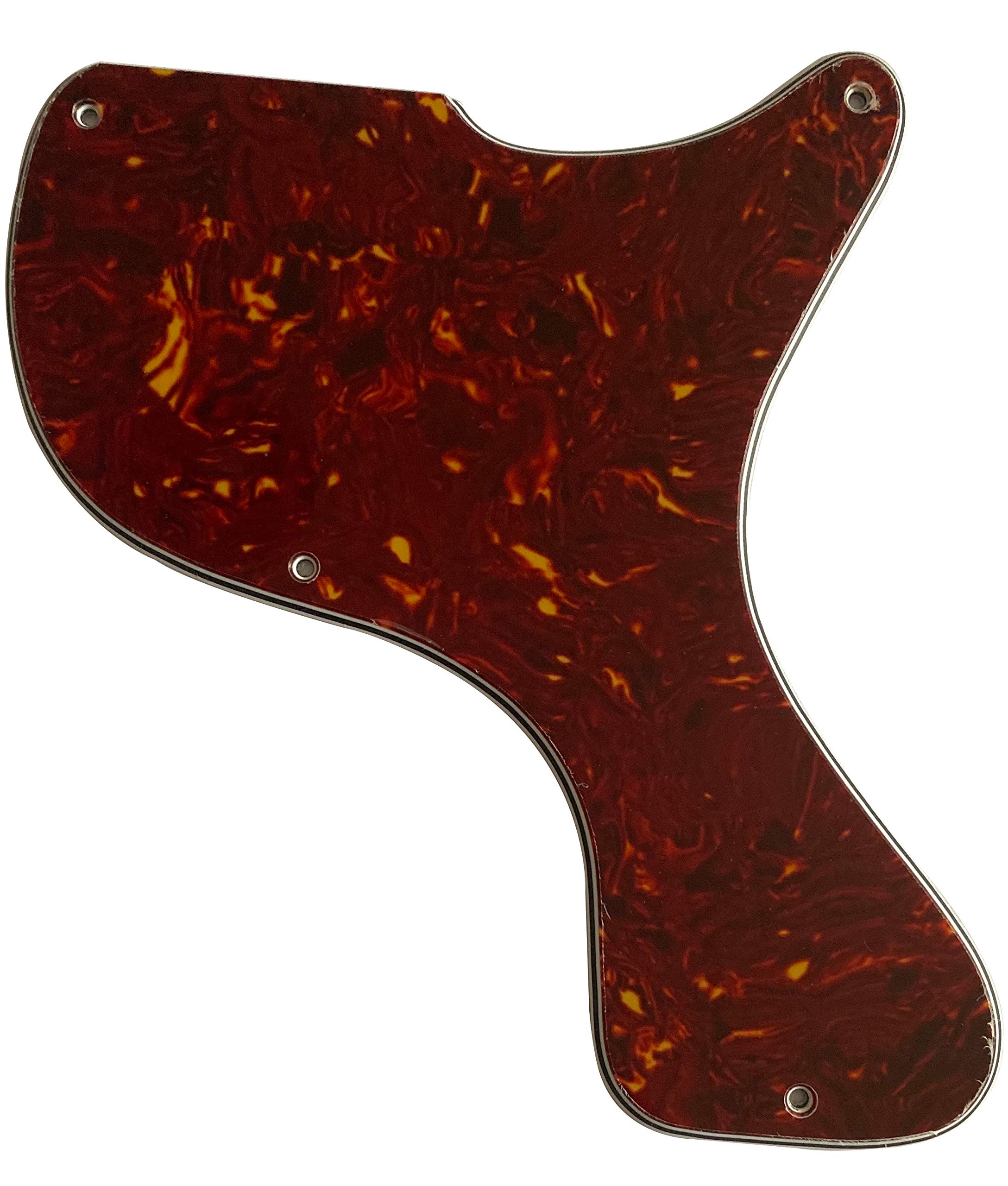 Gibson Les Paul Junior 1958 DC Guitar Pickguard - 4-Piece Red Tortoise Shell Pickguard Set for Electric Guitar Replacement & Repair | Perfect for Vintage Guitar Restoration & DIY Projects