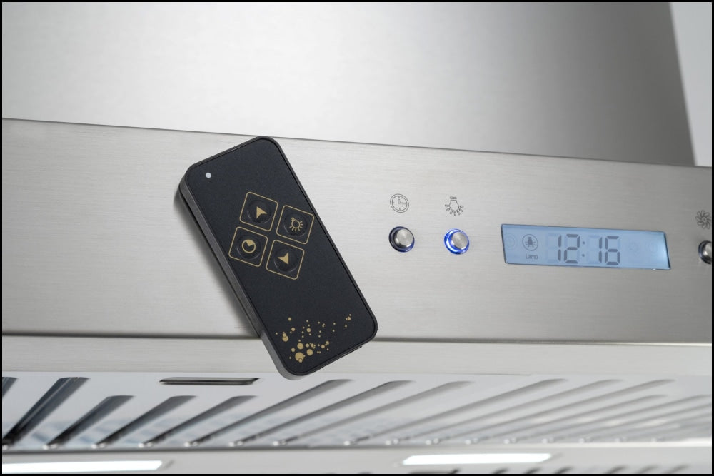 Euro Appliances ERB120SS3R 120cm Stainless Steel BBQ Range Hood with Remote Control - Perfect for Outdoor Kitchens, Patios & Backyard Grilling Areas