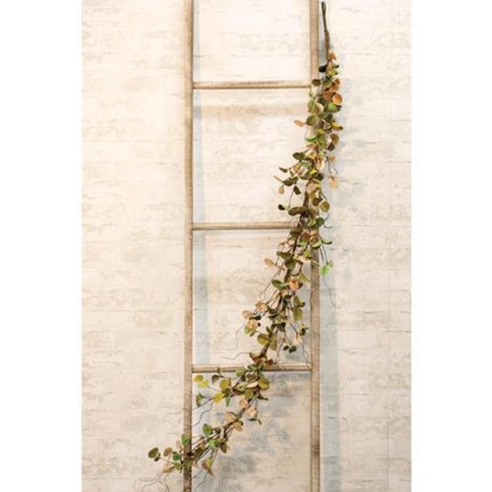 Antique Eucalyptus Garland - Natural Dried Eucalyptus Leaves for Home Decor, Wedding Centerpieces & Rustic Farmhouse Style | Perfect for Wall Hangings, Table Decor and DIY Floral Arrangements