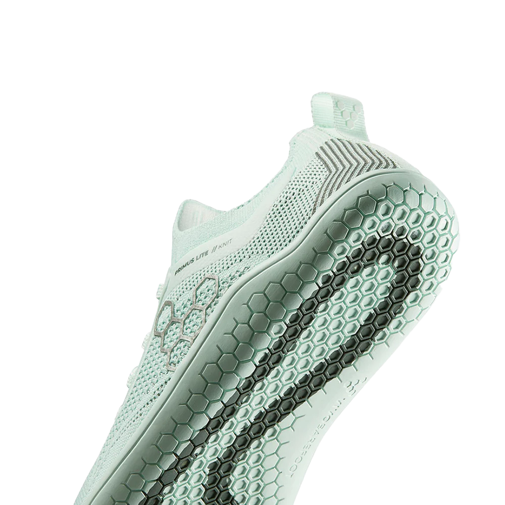 Vivobarefoot Primus Lite Knit Women's Barefoot Shoes - Lightweight & Breathable for Yoga, Running & Gym Workouts - Soothing Sea Color (On Sale)