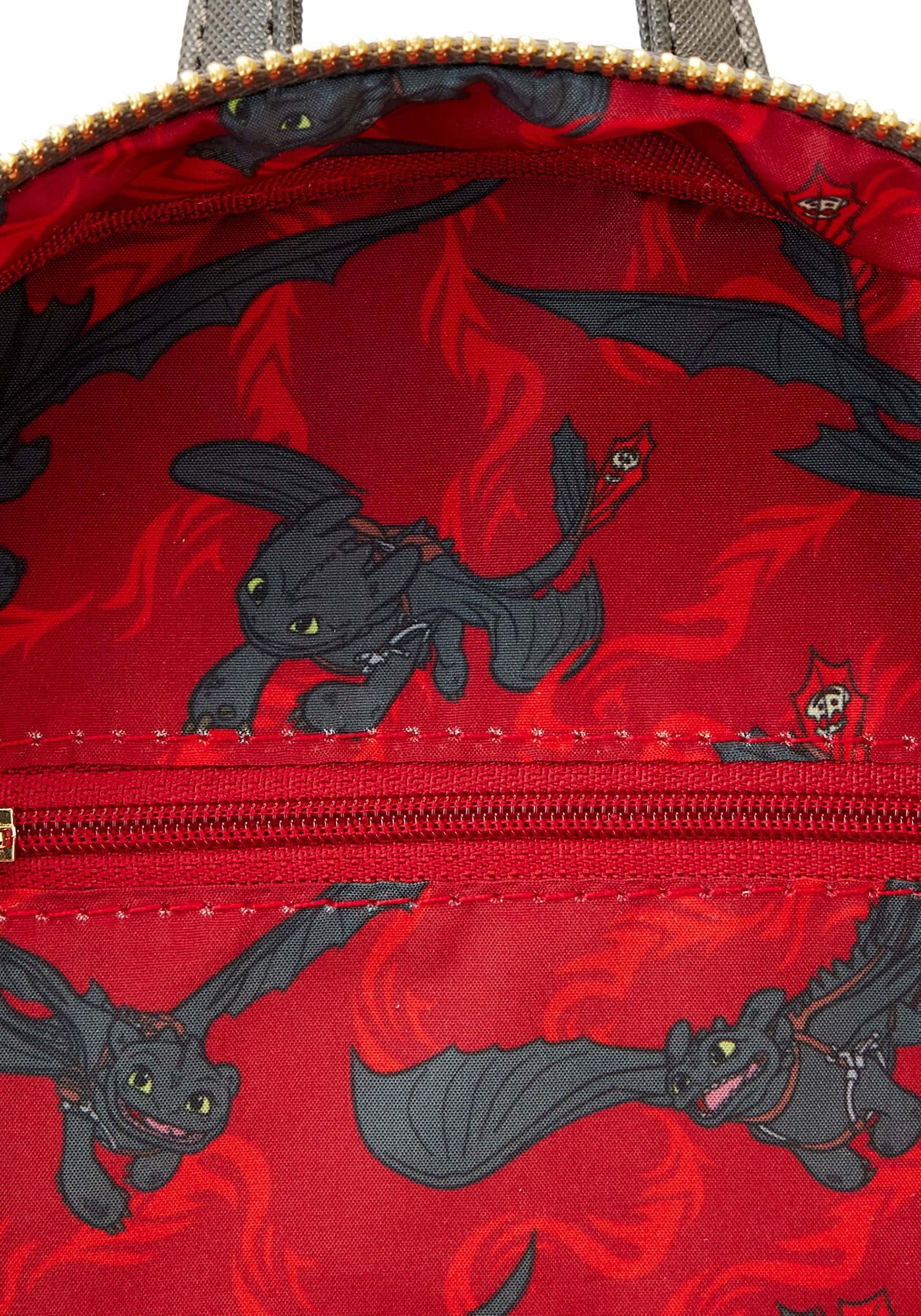 Dreamworks How to Train Your Dragon Toothless Mini Backpack by Loungefly - Cute Kids School Bag for Boys & Girls, Perfect for School, Travel & Cosplay
