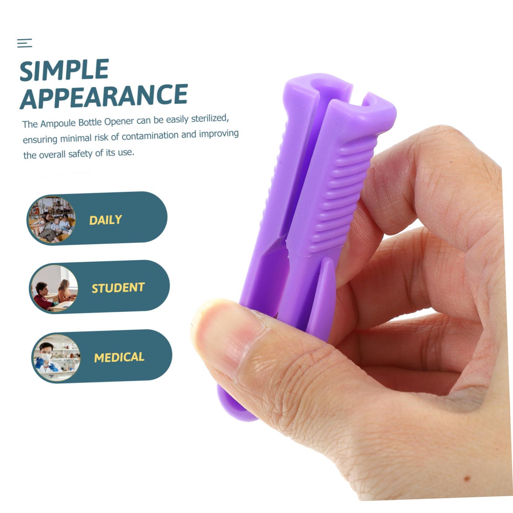 6pcs Mini Tool Set - Ampule Cutter & Bottle Opener for Medical & Home Use