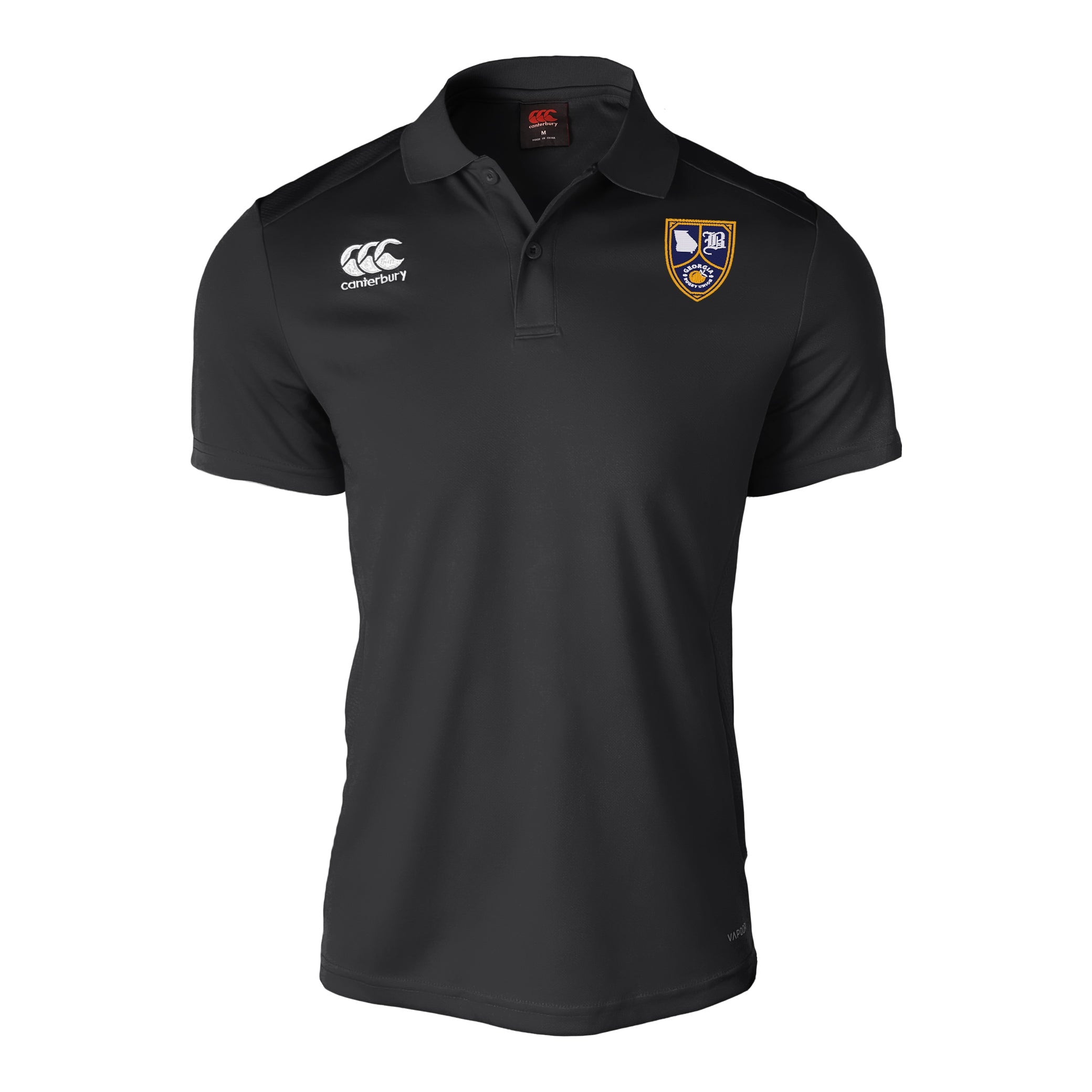 Georgia Rugby Union CCC Dry Polo Shirt - Moisture Wicking, Breathable Performance Rugby Jersey for Men - Perfect for Training, Matches & Casual Wear