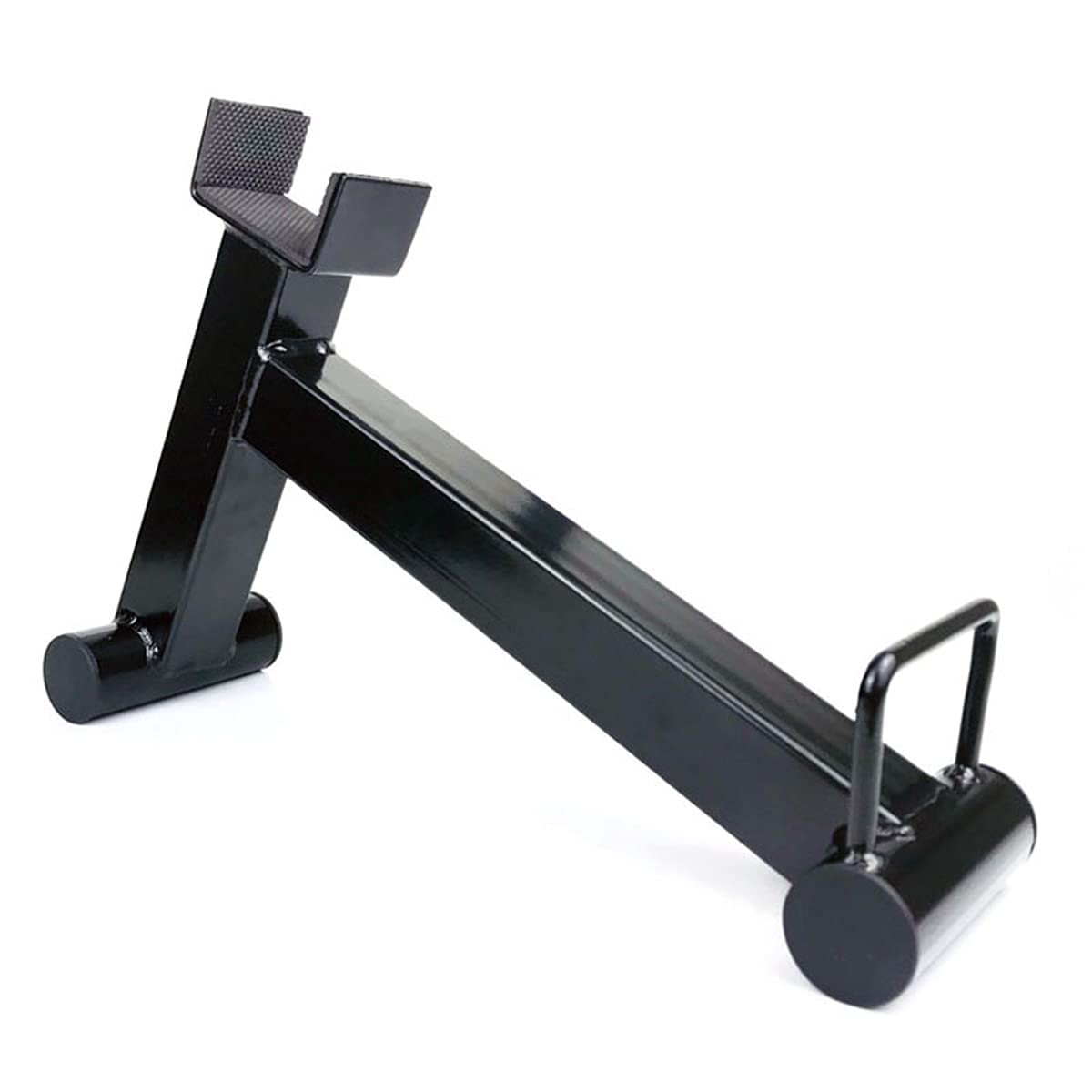 Deadlift Barbell Support Frame & Plate Bracket - Mini Barbell Jack Alternative Wedge for Weight Plates - Perfect for Home Gym Strength Training & Powerlifting Exercises