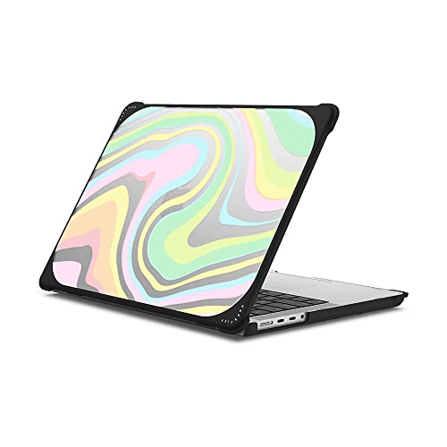 Unicorn Retro Rainbow Swirls