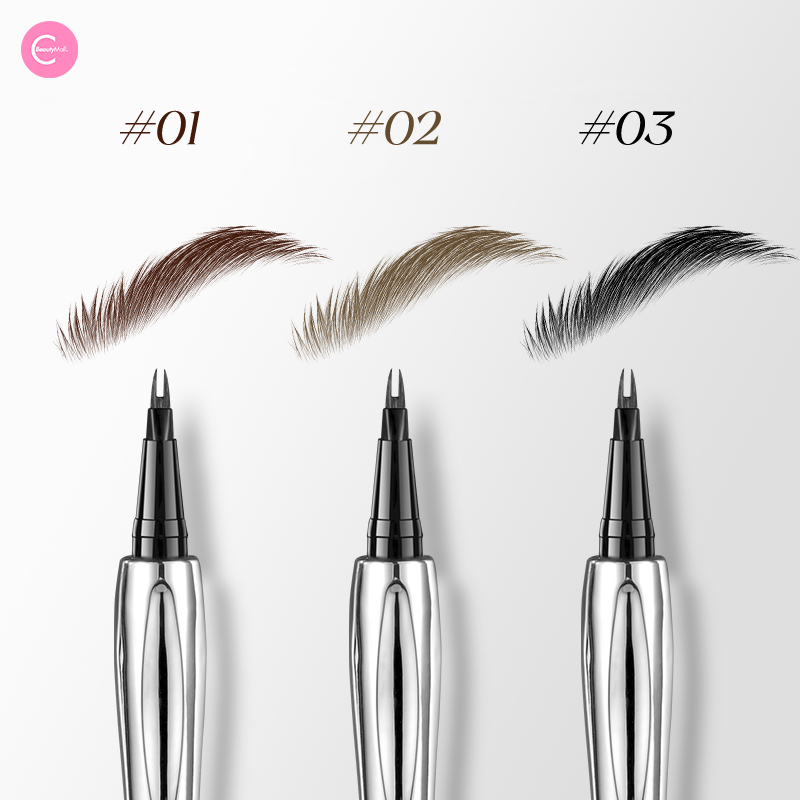 AOJN Dual Tip Liquid Brow Pen – Waterproof Eyebrow Pencil for Precise & Natural Brows – Perfect for Everyday Makeup & Professional Use