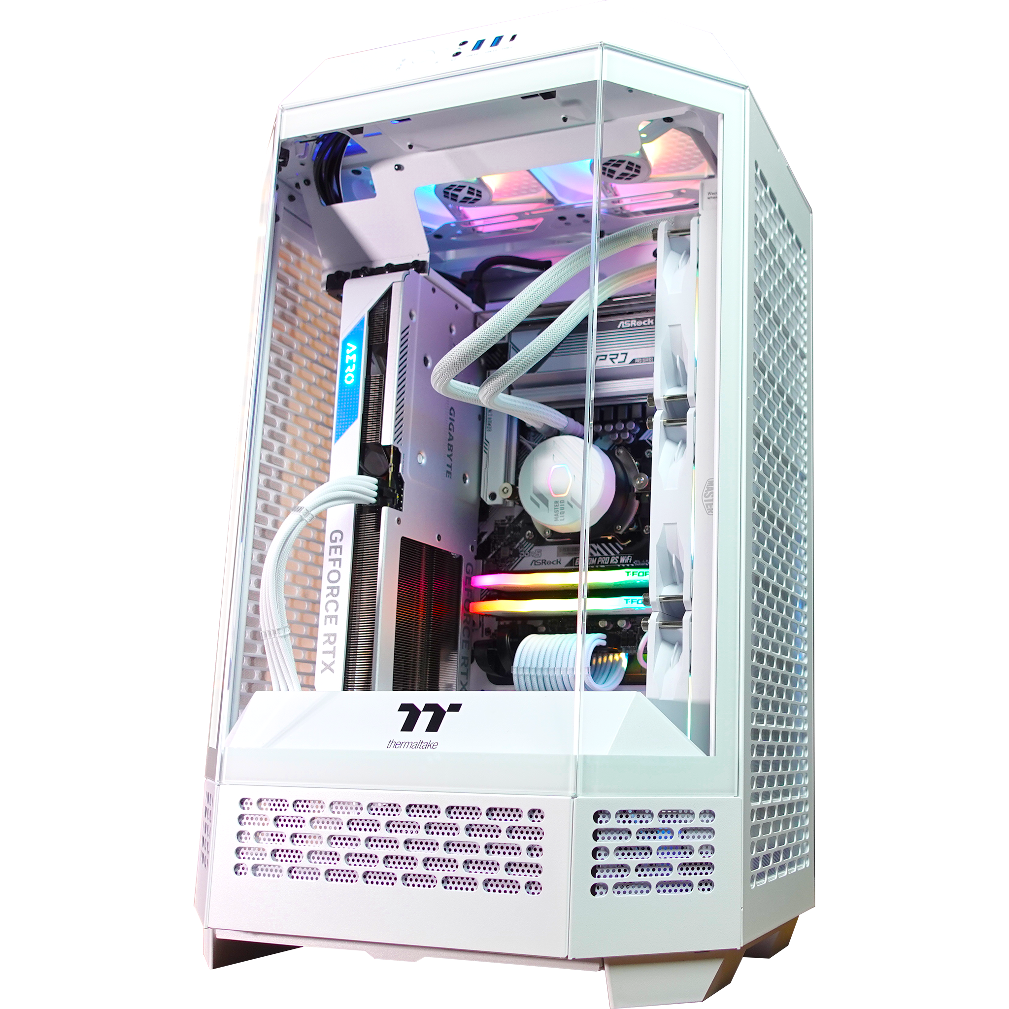 Thermaltake Tower Ghost Premier Gaming PC - Ready to Ship | High-Performance Desktop for Gaming, Streaming & Content Creation