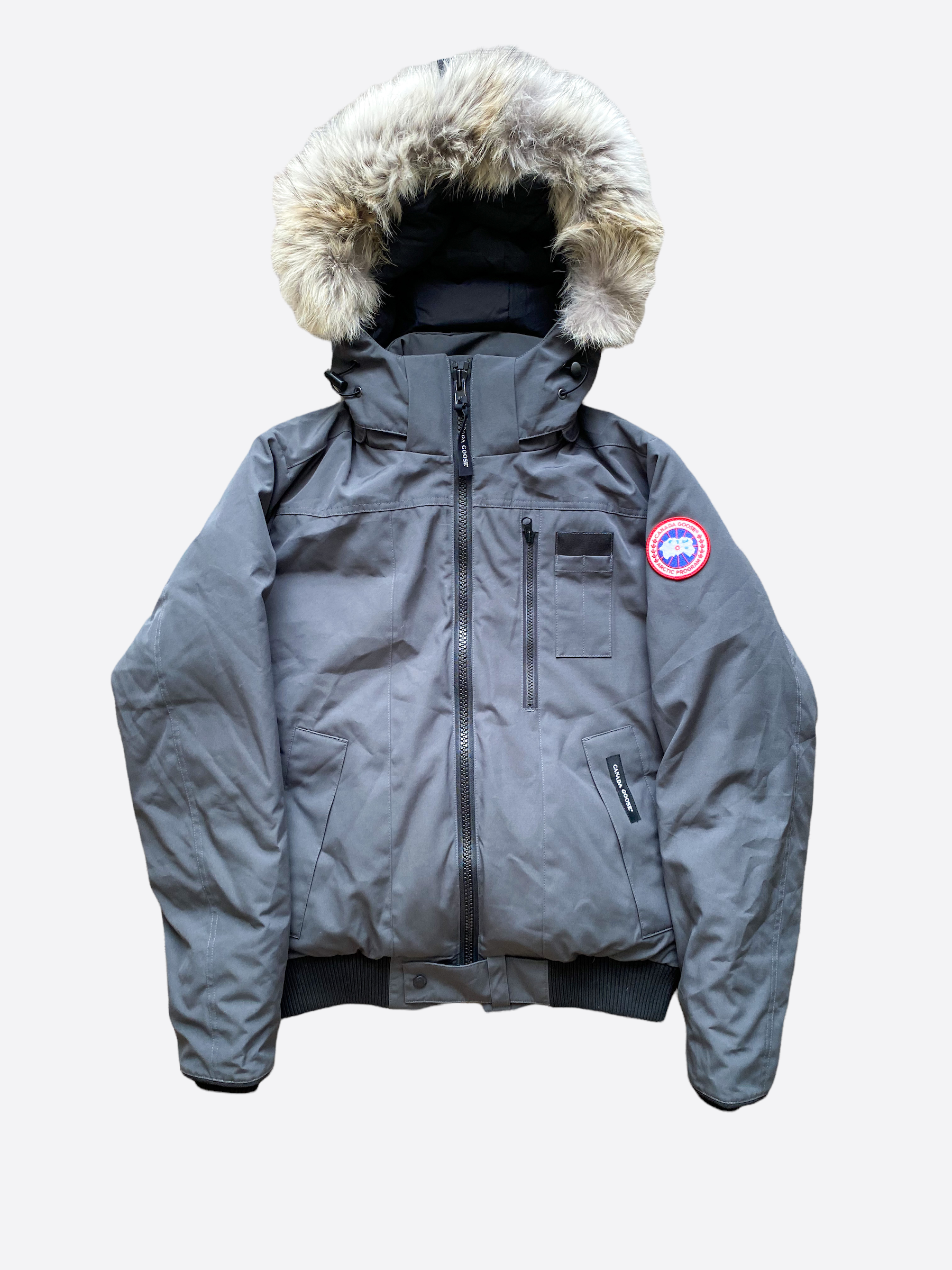 Canada Goose Graphite Borden Men's Winter Jacket - Waterproof Parka for Extreme Cold Weather - Perfect for Outdoor Activities & Urban Style