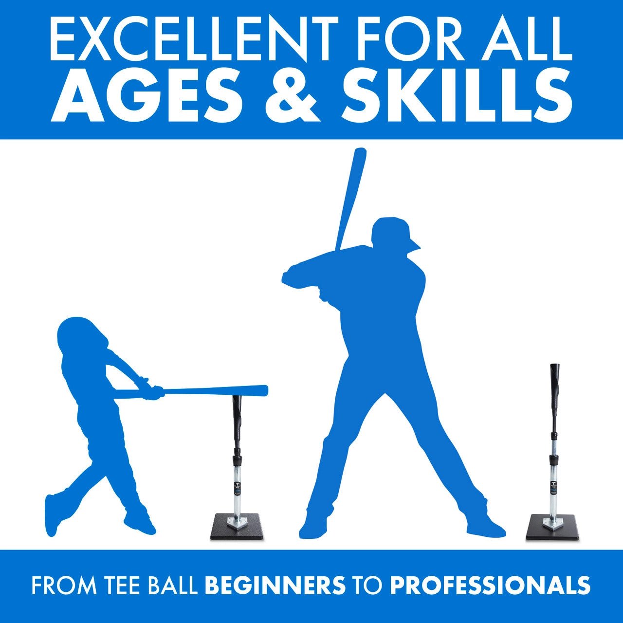 Best Softball Training Bundle - The Original Tanner Tee for Hitting Practice | Perfect for Baseball & Softball Players, Coaches & Backyard Drills