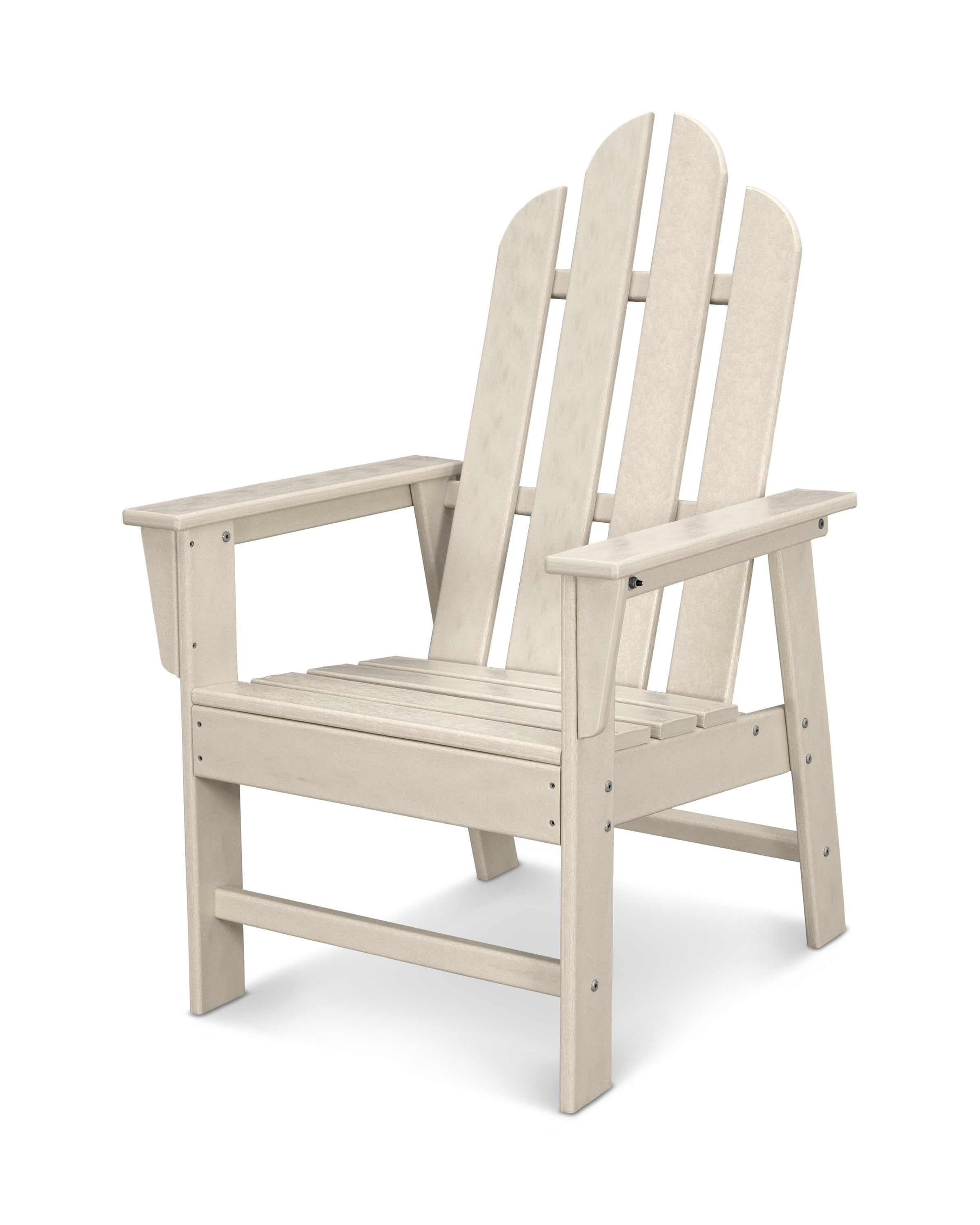 POLYWOOD Long Island Dining Chair - Durable Outdoor & Indoor Furniture - Weather-Resistant Adirondack-Style Seat - Perfect for Patio, Deck, Garden, and Poolside Use