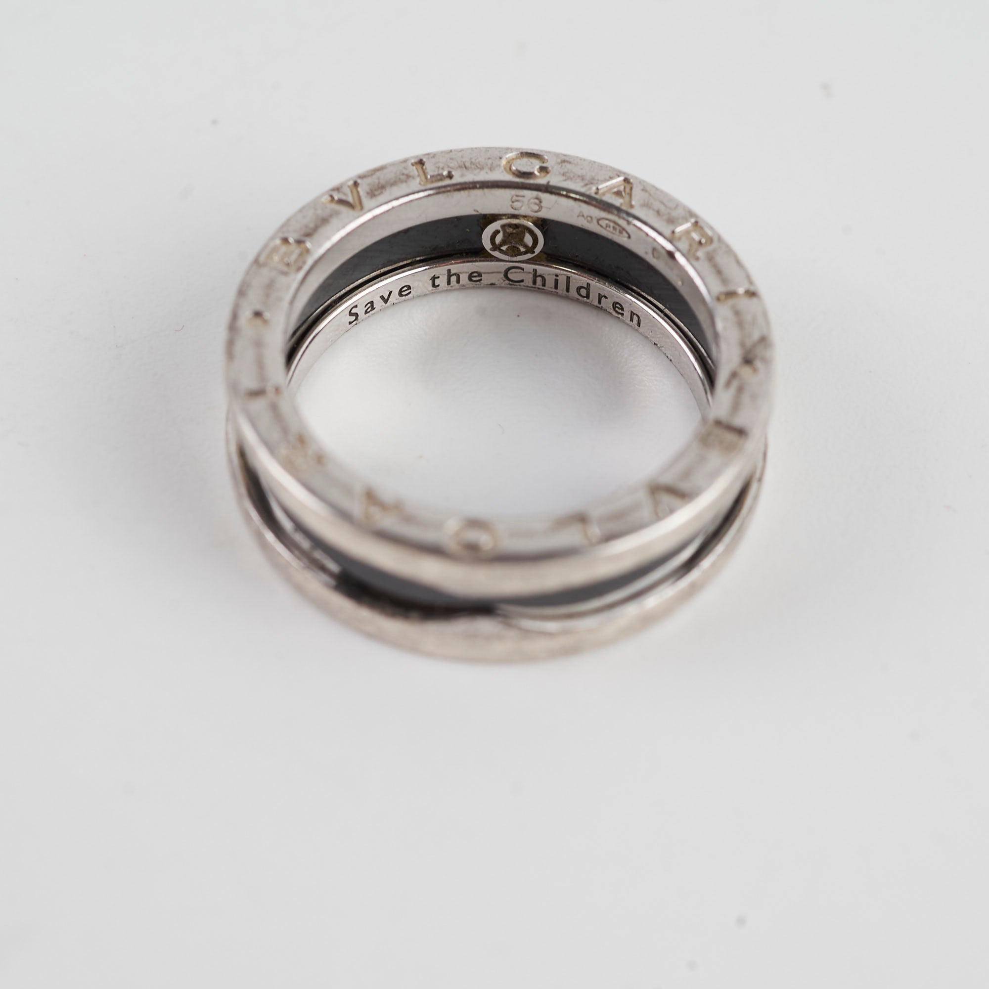 Bvlgari B Zero 1 Ring in 18K White Gold - Size 56 for Women | Luxury Italian Jewelry for Special Occasions & Gifts