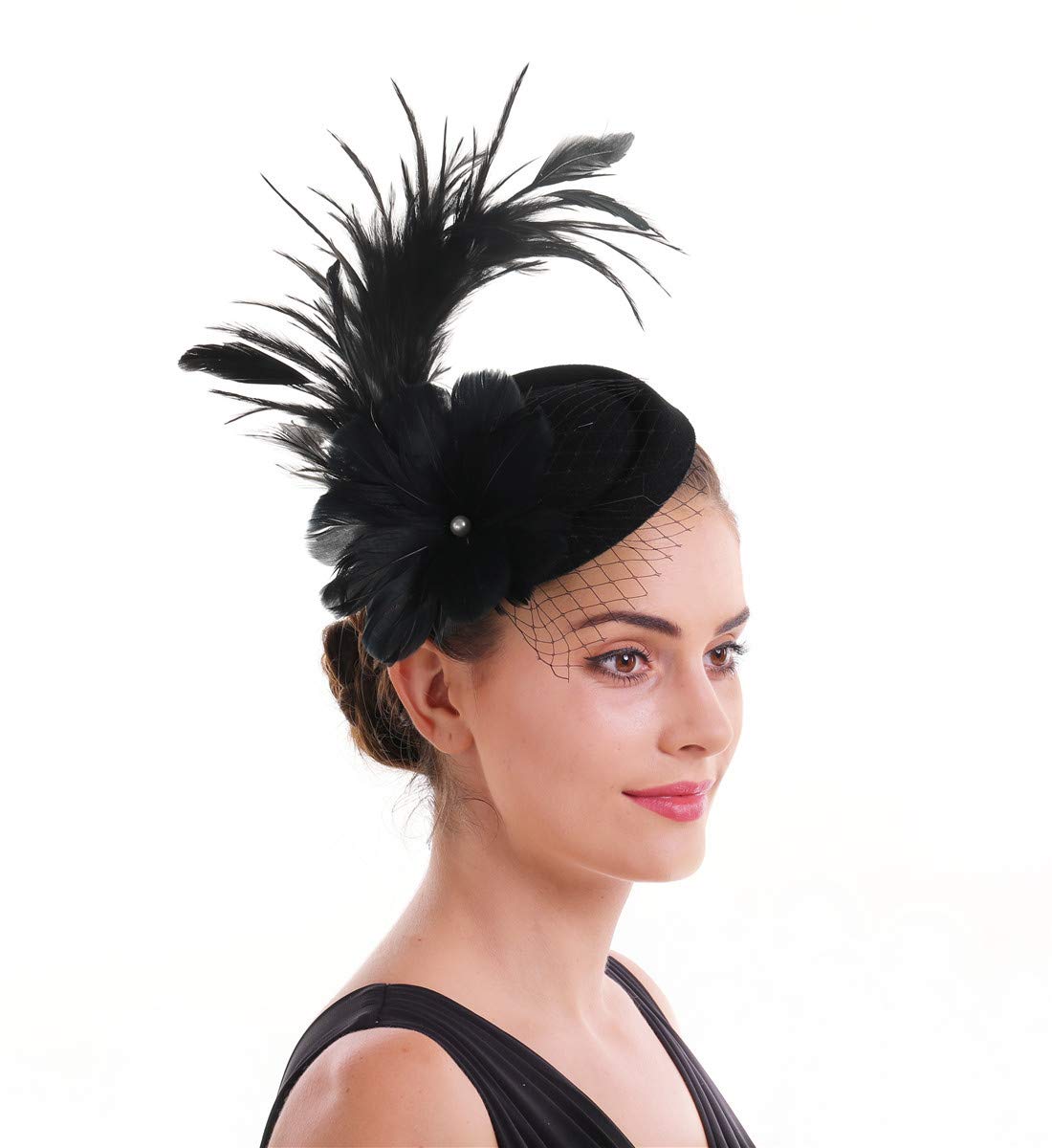 SAFERIN Women's Fascinator Hats - Elegant Flower Tea Party Headbands & Clips for Kentucky Derby, Weddings, and Special Events | Stylish Women's Fashion Accessories