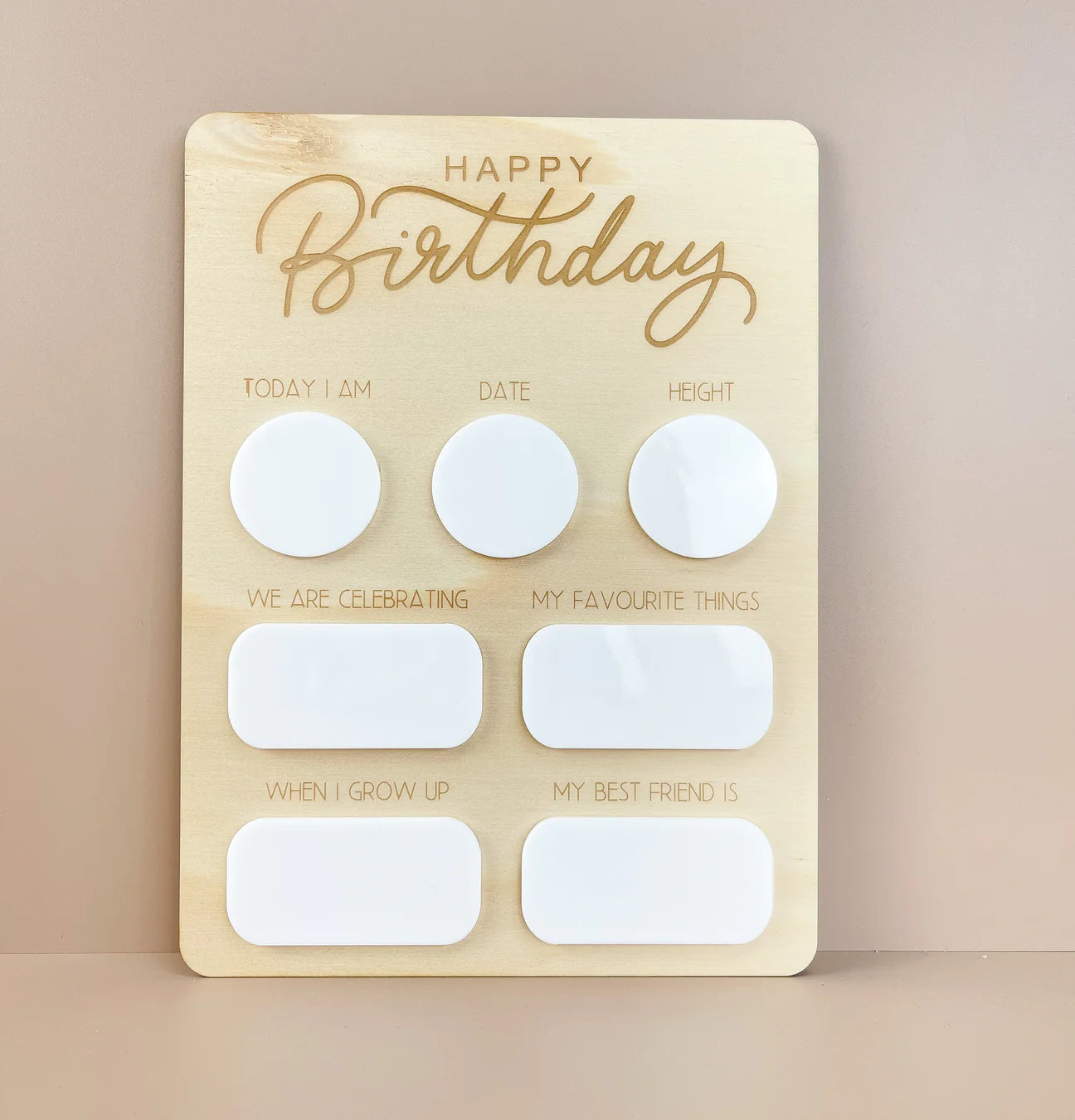 Customizable Reusable Birthday Board Sign - Personalized Party Decor for Birthdays, Anniversaries & Celebrations | Perfect for Home, Office & Outdoor Events