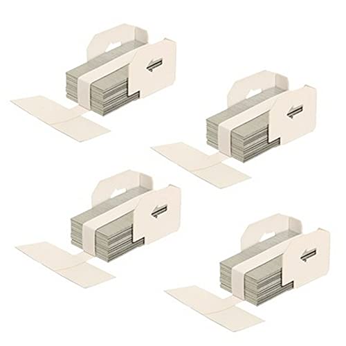 Sharp MX-SCX3 Compatible Replacement Staples Refill Cartridge (4-Pack, 2000 Staples) - For Sharp Type L Copiers & Printers - Ideal for Office, School, and Business Document Stapling Needs