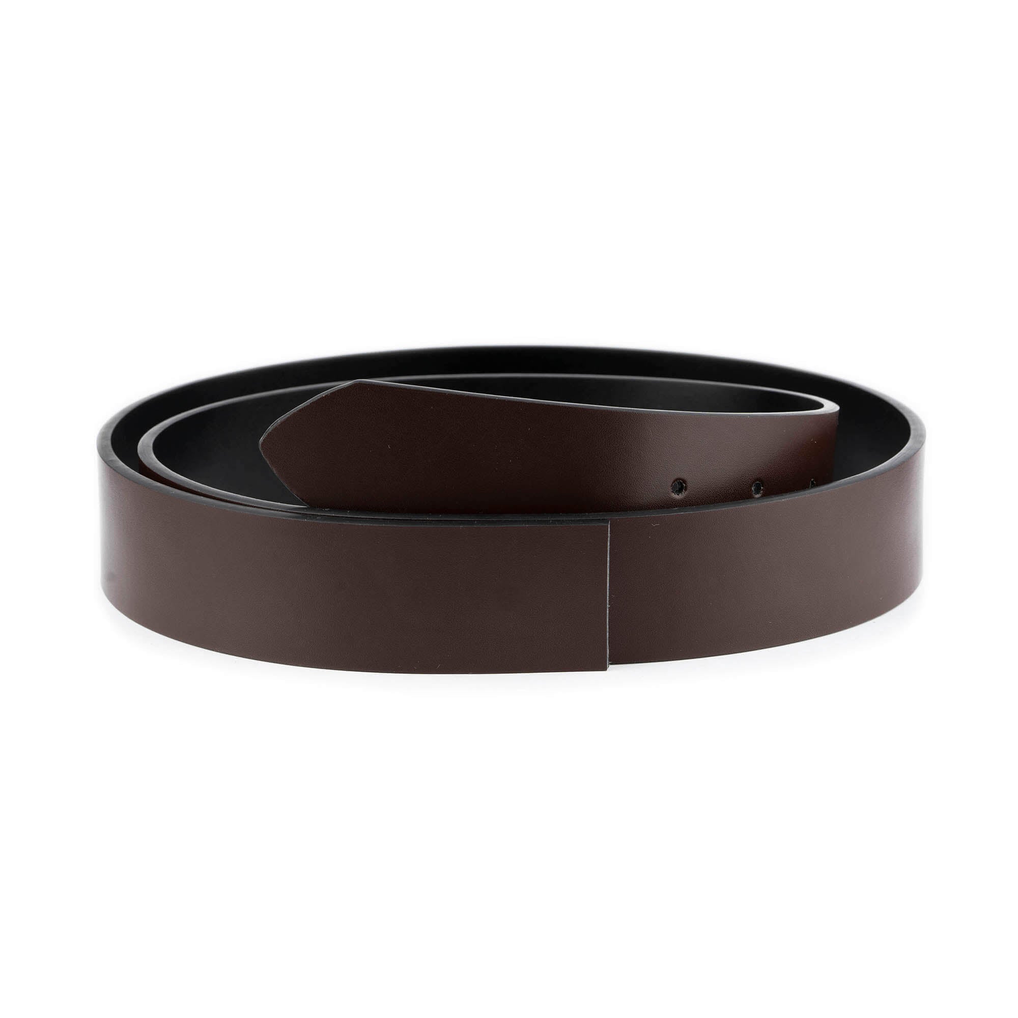 Black & Brown Men's 4.0 cm Reversible Vegan Leather Belt for Versace Buckles - Stylish Dress & Casual Wear Accessory