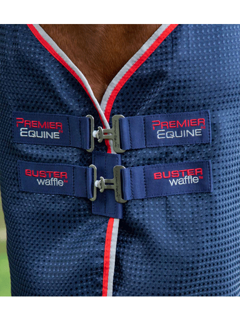 Premier Equine Buster Waffle Cooler Rug for Horses - Breathable & Quick-Drying Horse Cooling Blanket - Perfect for Post-Workout, Hot Weather & Stable Use