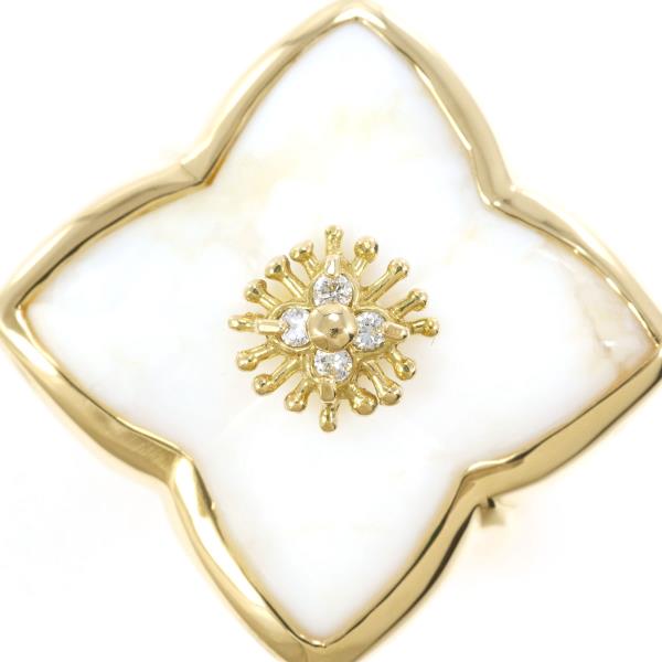 18K Yellow Gold Shell Diamond Ring for Women - Elegant Handmade Jewelry Gift for Anniversary, Engagement, Wedding & Special Occasions