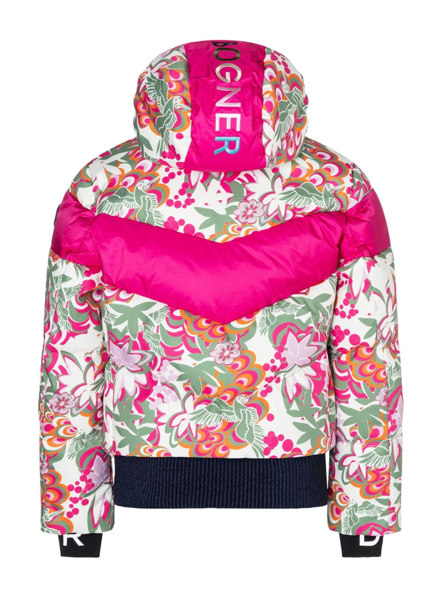 Kira Fleur Women's Lightweight Down Ski Jacket - Waterproof Winter Coat for Skiing, Snowboarding & Outdoor Activities