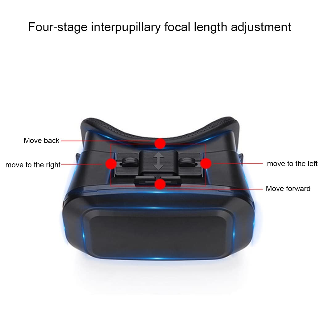 Lunette 3D VR Headset with Bluetooth Controller - Compatible with iPhone 13 Pro Max/13 Pro/13/12/11, Samsung Galaxy S21, Huawei, Xiaomi - Immersive Virtual Reality Gaming & 360° Video Experience for Home Entertainment & Education