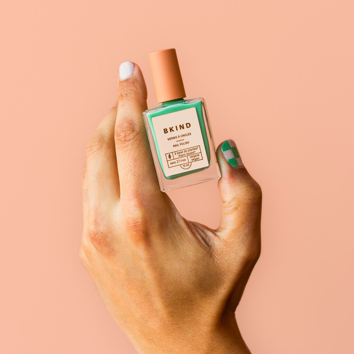 Matcha Latté Nail Polish - Vegan & Non-Toxic Nail Lacquer for Women | Perfect for Everyday Wear, Office & Special Occasions