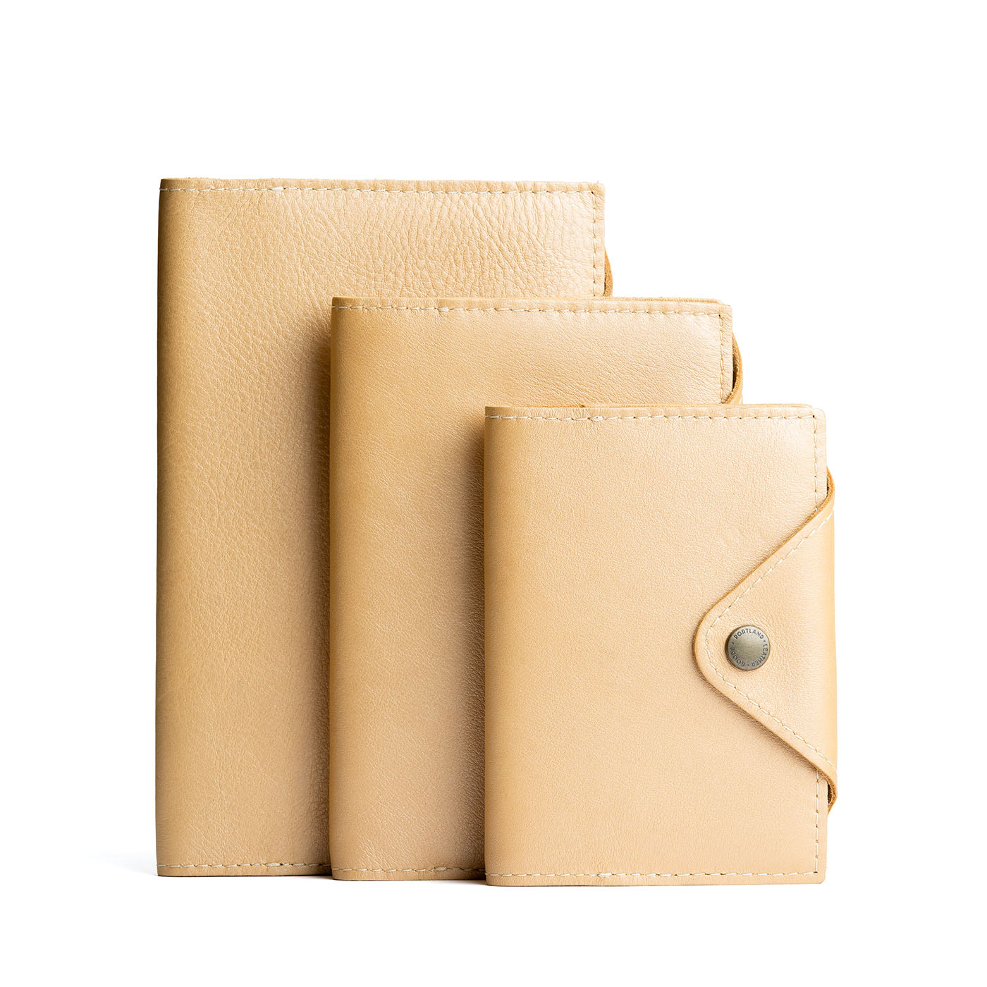 Premium Leather Snap Journal - Handmade Refillable Notebook for Writing, Sketching & Note Taking - Perfect for Travel, Office & School Use