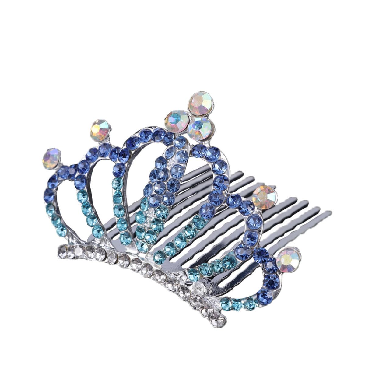 Royal Princess Crown for Kids - Crystal Rhinestone Tiara Headband with Flower Decor for Weddings, Parties & Dress-Up | Girls' Birthday, Pageant & Photo Shoot Accessories