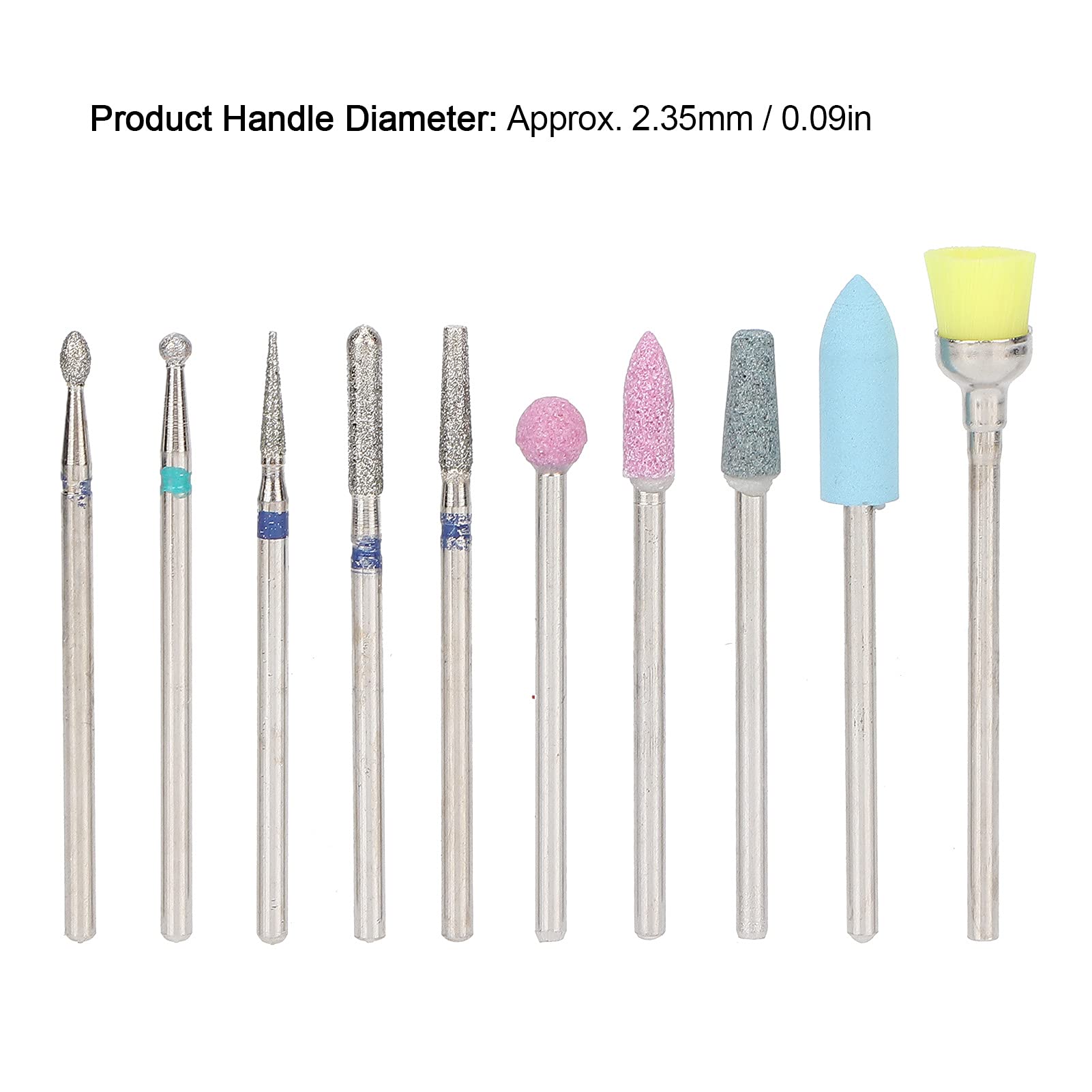 Professional Nail File & Drill Bits Set - Complete Pedicure & Manicure Kit for Nail Salon, Manicurists & Home Use | Perfect for Nail Care, Shaping & Polish Prep
