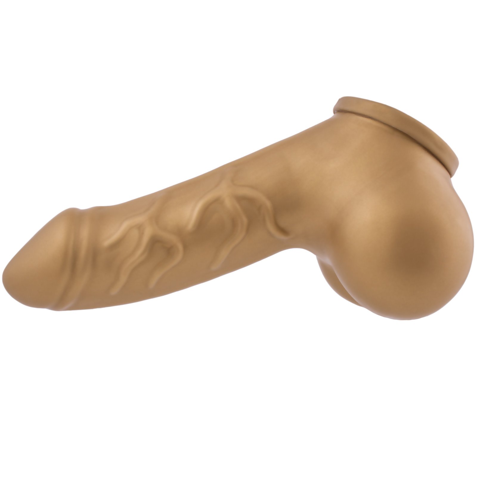 Premium Latex Penis Sheath - Permanent Condom Extender & Male Chastity Device | Long Cock Sleeve for Extended Pleasure & BDSM Play | Made in Berlin 