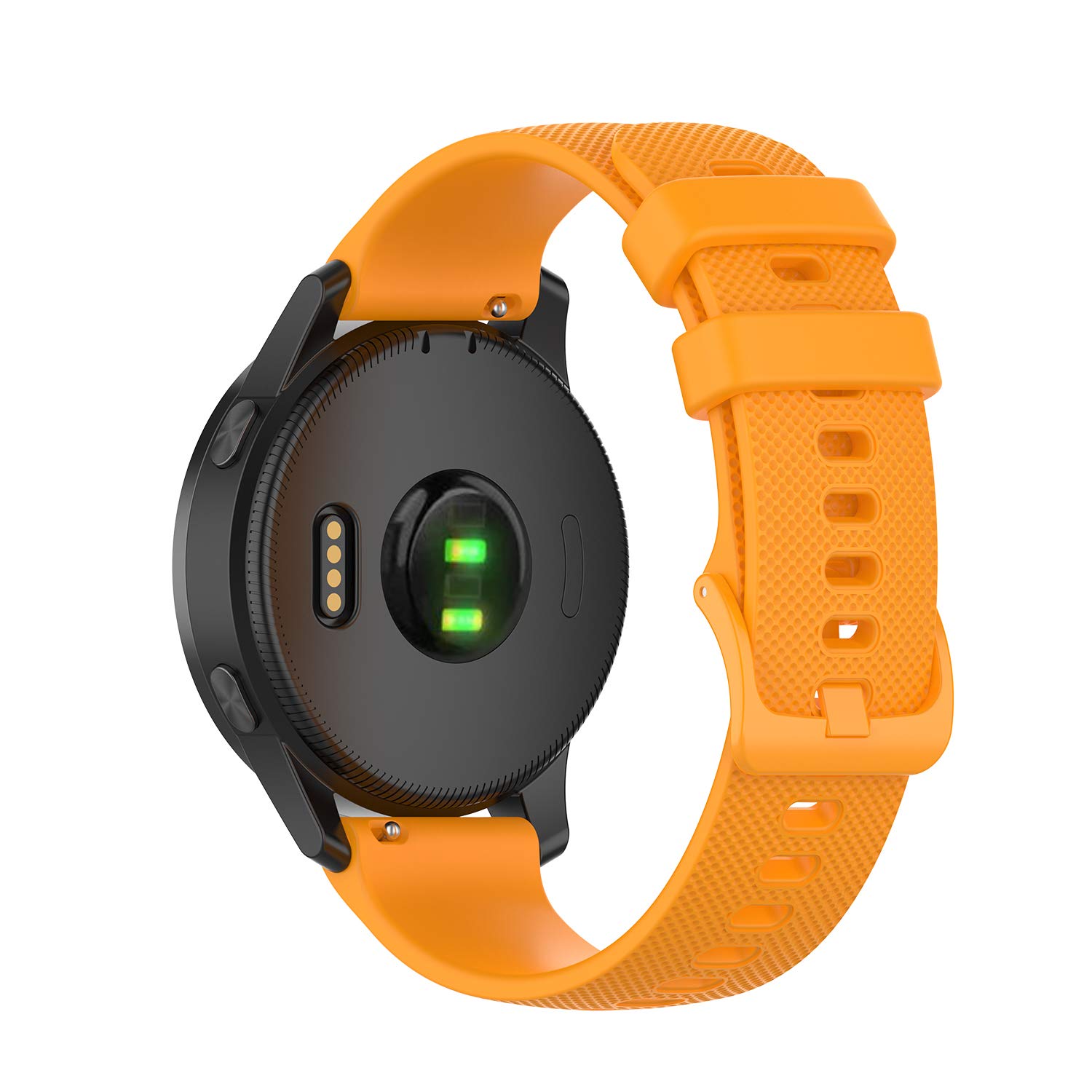 ECSEM Compatible 22mm Replacement Watch Band for Fossil Gen 5 Carlyle & Julianna Smartwatches - Soft Durable Silicone Strap for Men & Women - Perfect for Workouts, Office Wear & Everyday Use