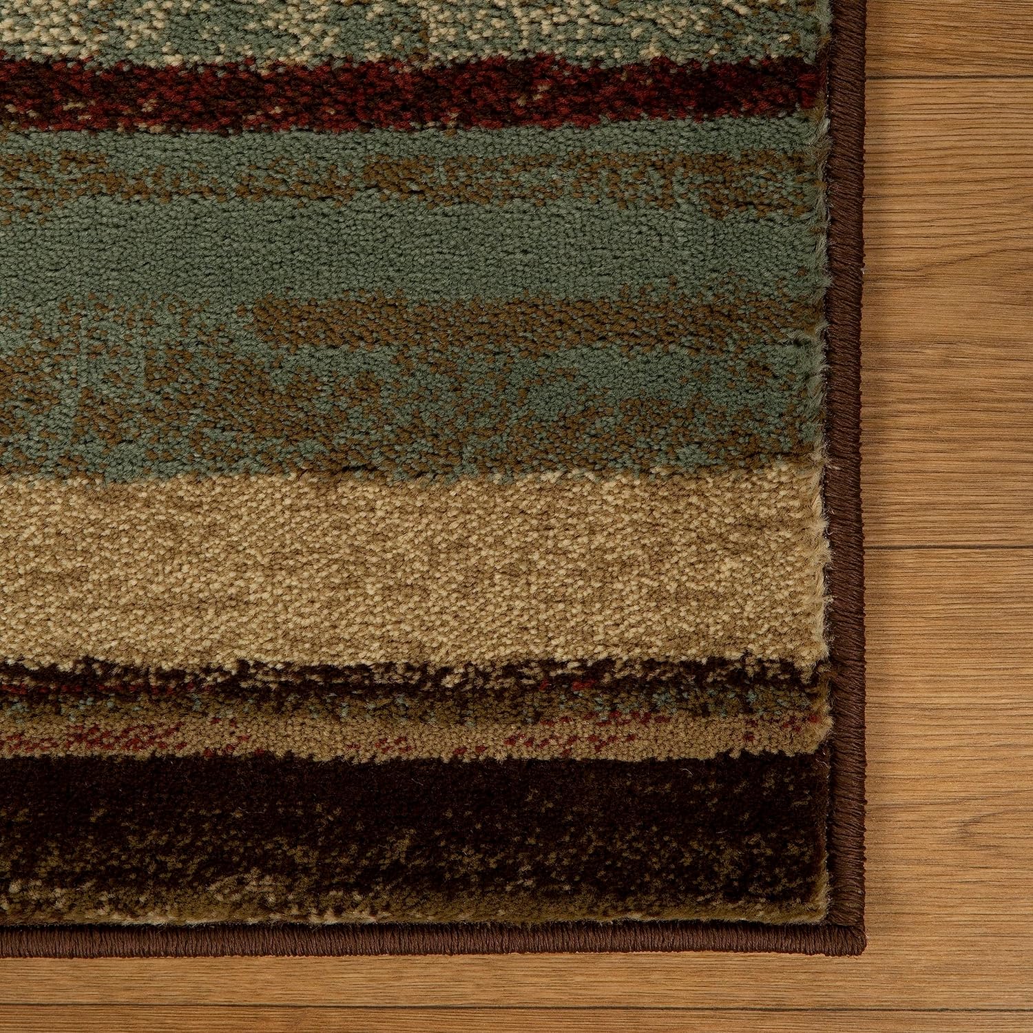 Abstract Striped Lines Indoor Area Rug or Runner Rug - Soft & Durable for Living Room, Bedroom, or Hallway Decor