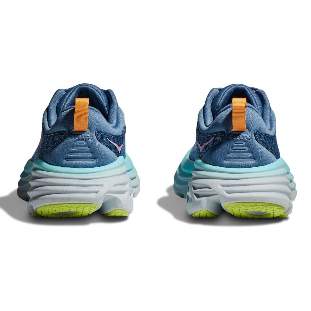 Hoka Women's Bondi 8 Running Shoes - Lightweight Cushioned Sneakers for Road Running, Walking & Gym Workouts | Perfect for Marathon Training, Jogging & Everyday Comfort