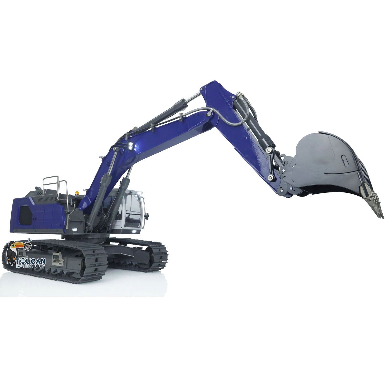 1:14 Scale RC Hydraulic Excavator Toy - Metal Construction Vehicle with Radio Control, L945 RTR Model, Battery & Transmitter Included - Perfect for Kids, Collectors & Construction Enthusiasts - Indoor & Outdoor Play, DIY Projects, STEM Learning