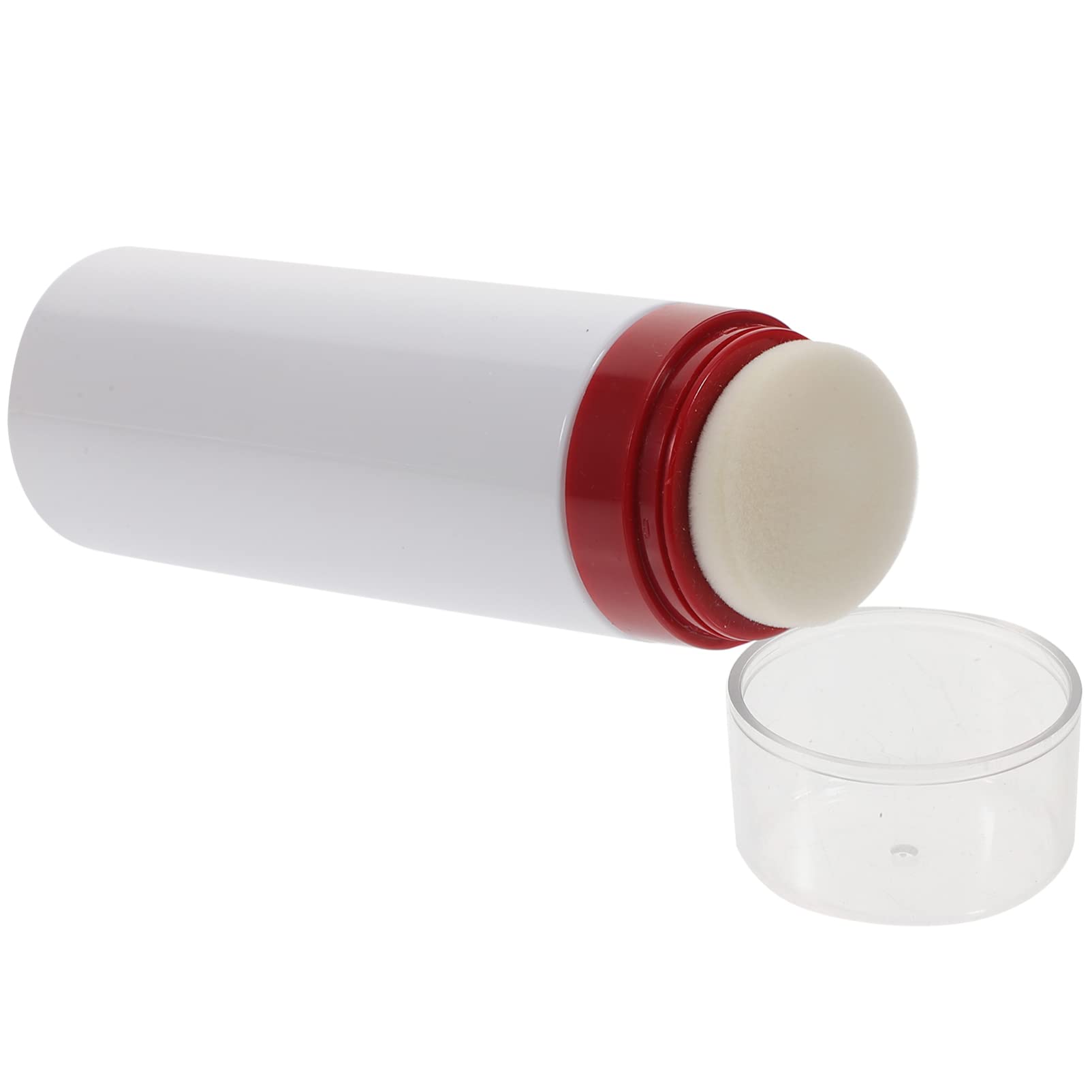 **Luxshiny Portable Powder Container with Puff - Refillable Loose Powder Dispenser for Makeup, Travel & Home Use - Perfect for On-the-Go Touch-Ups & Compact Storage**
