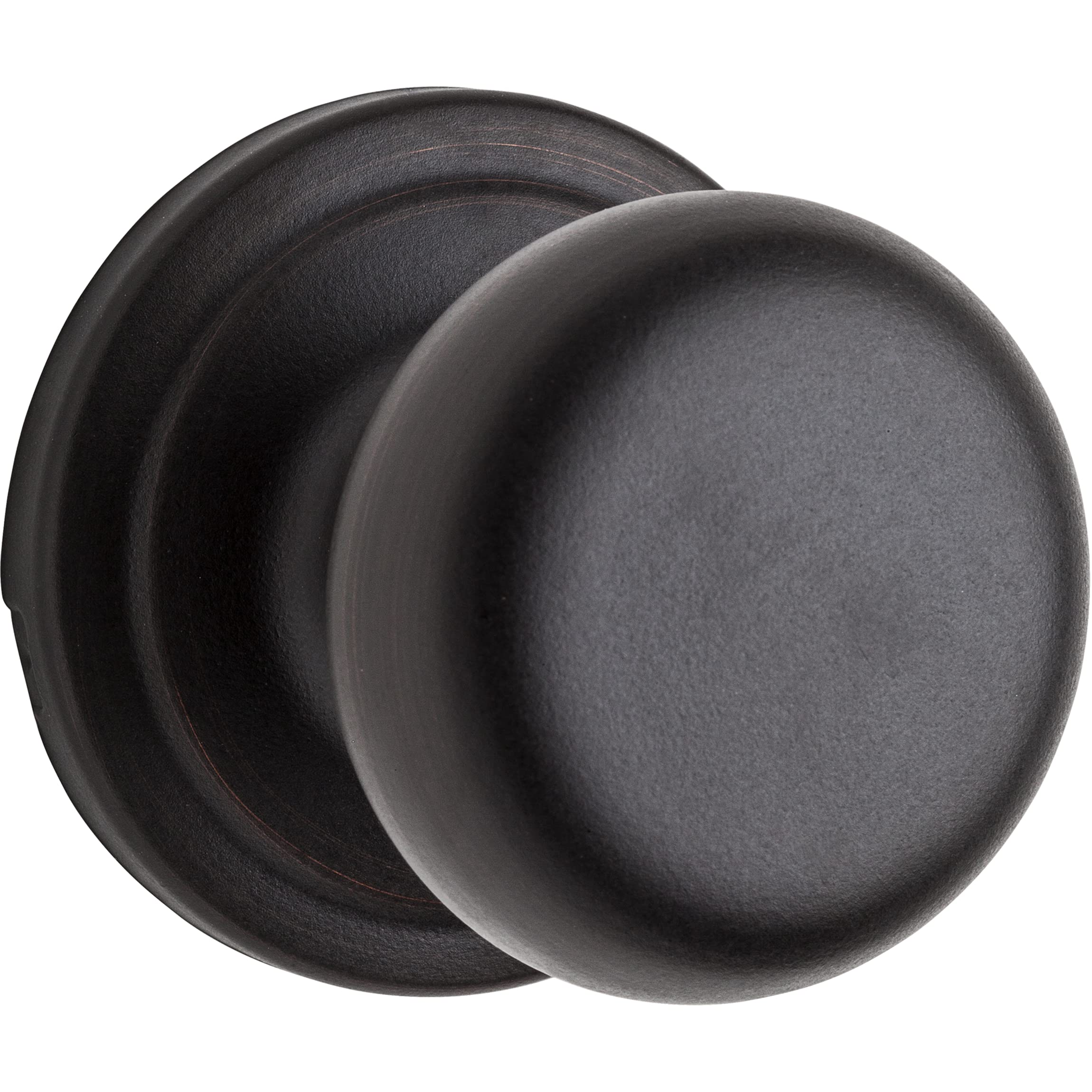 Kwikset Hancock Interior Passage Door Knob - Venetian Bronze Non-Locking Handle for Closet & Hallway Doors with Microban Protection | Perfect for Bedrooms, Bathrooms & Interior Home Doors
